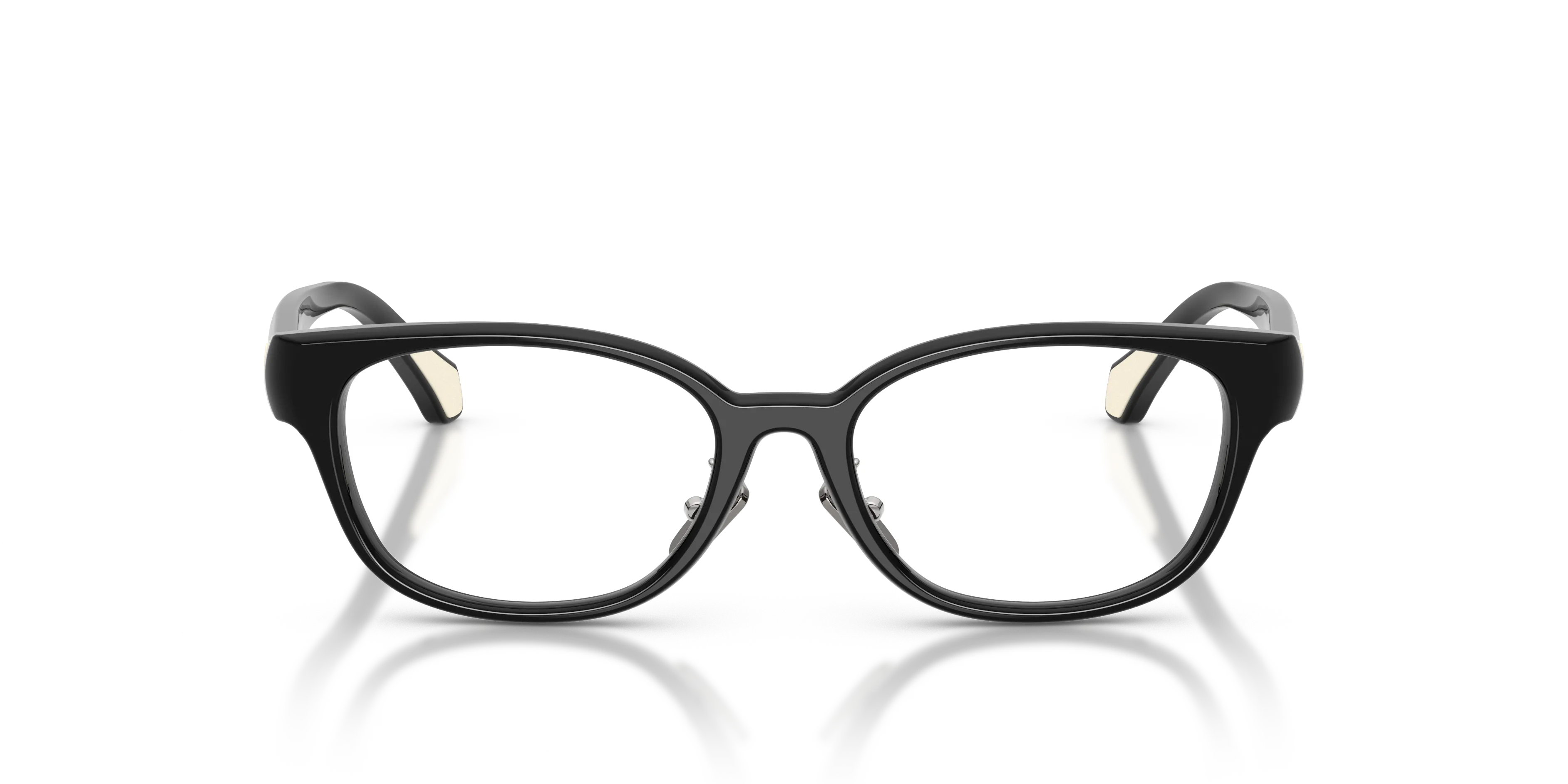 Moncler ME2029D 3001 Montature da vista Acetato Nero Trasparente Rotonda Normale - immagine 3