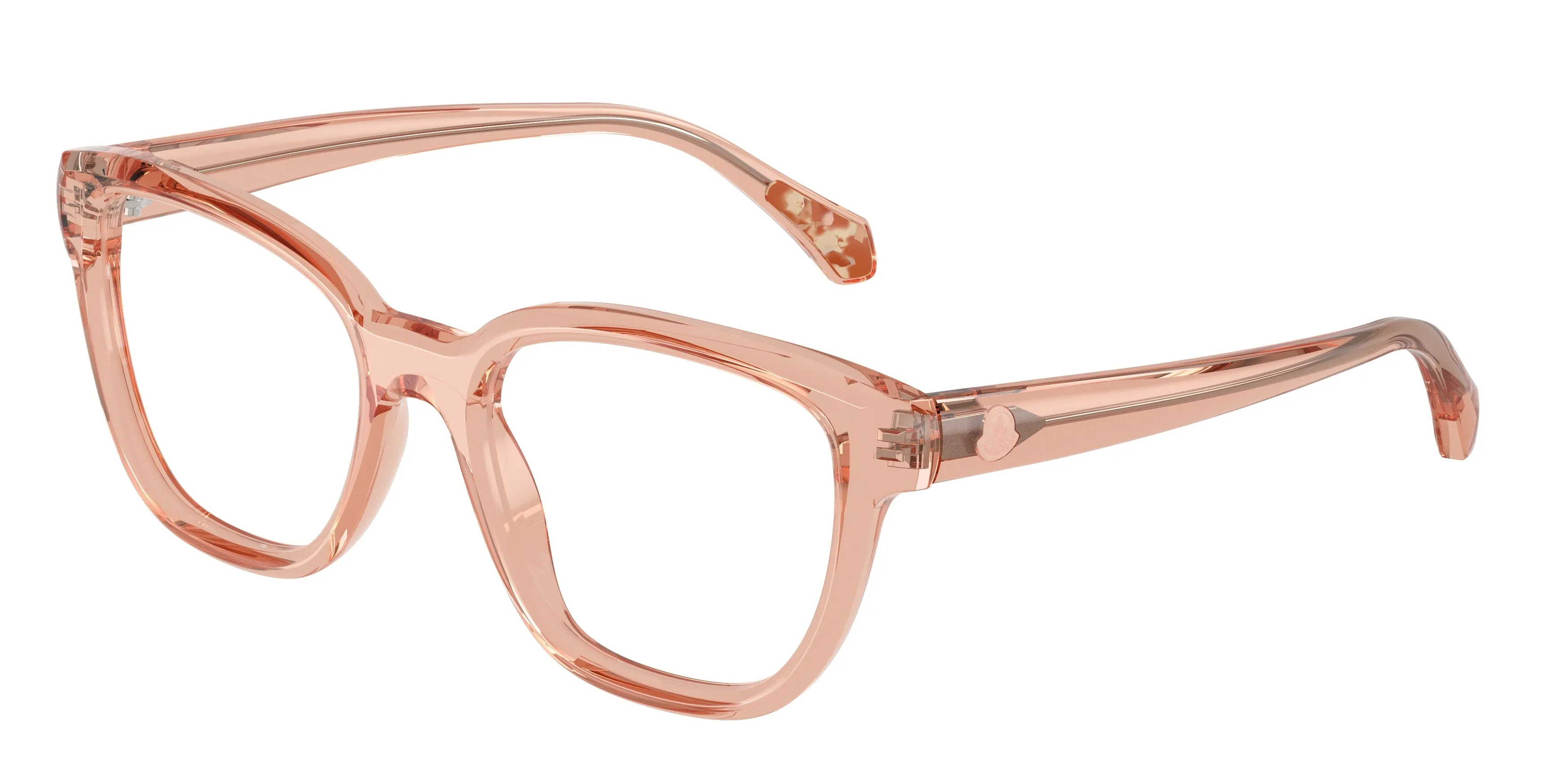 Moncler ME2028 3045 Montature da vista Acetato Rosa Trasparente Pillow Normale - immagine 1