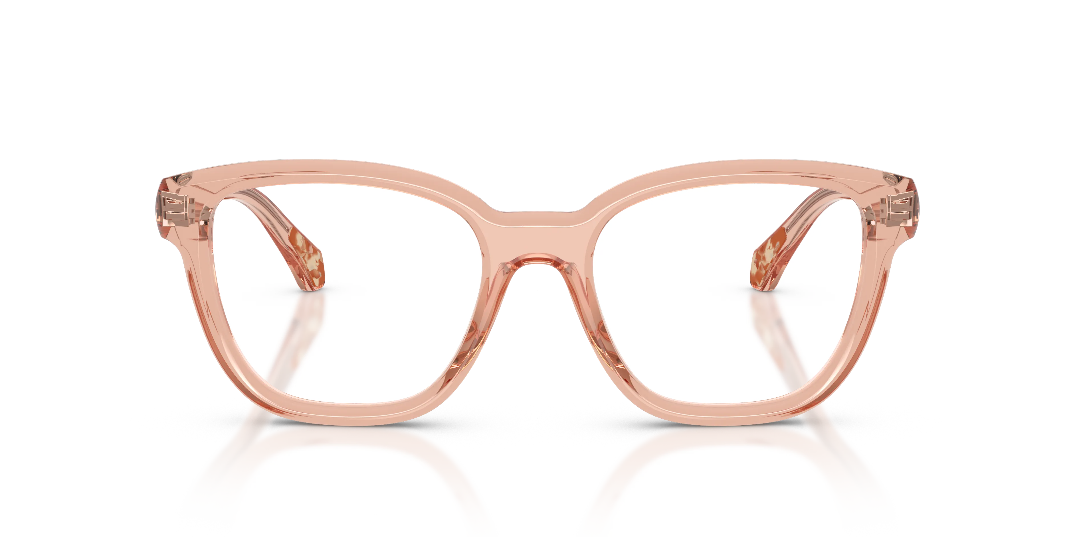 Moncler ME2028 3045 Montature da vista Acetato Rosa Trasparente Pillow Normale - immagine 3