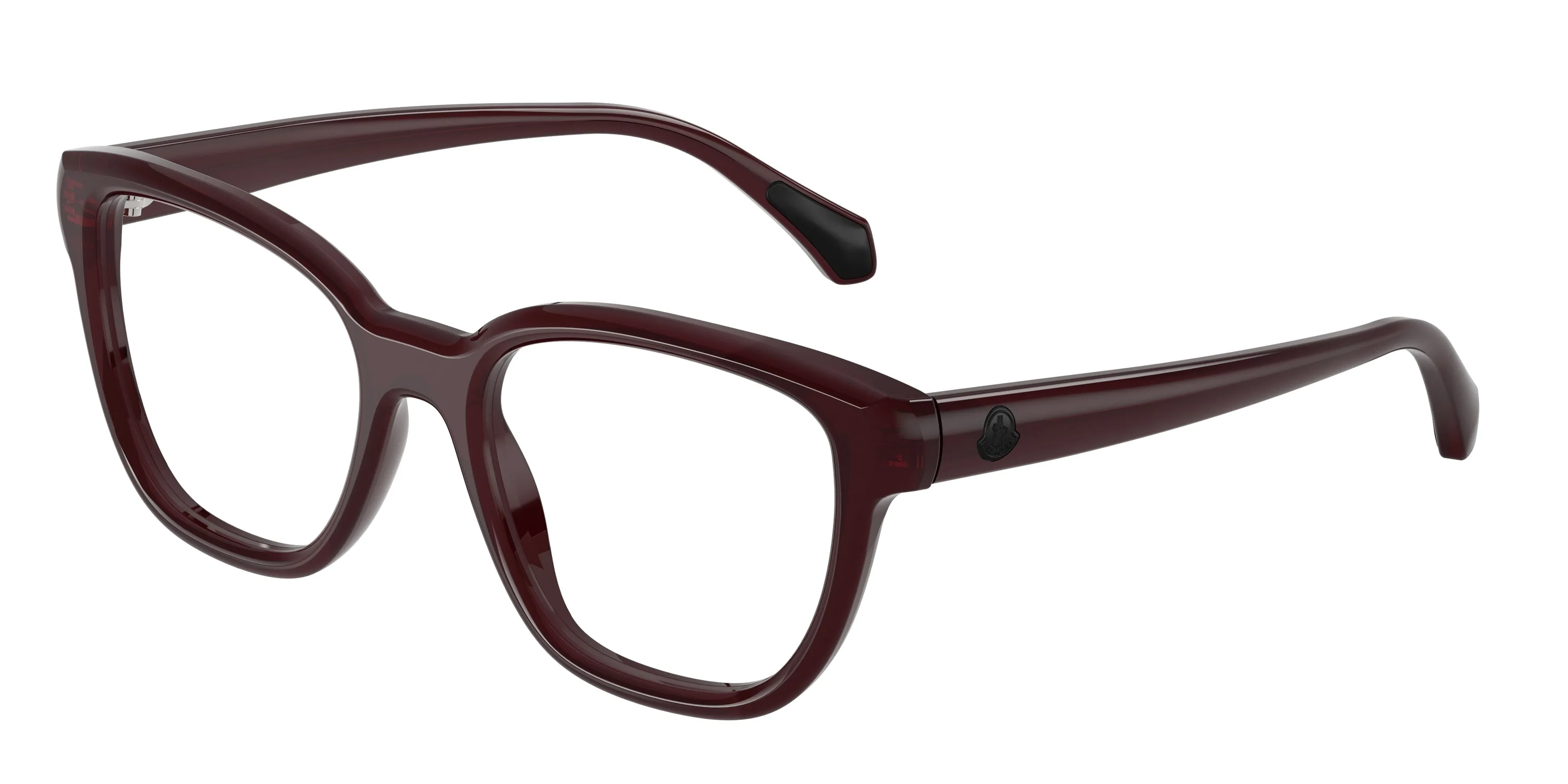 Moncler ME2028 3044 Montature da vista Acetato Rosso Trasparente Pillow Normale - immagine 1