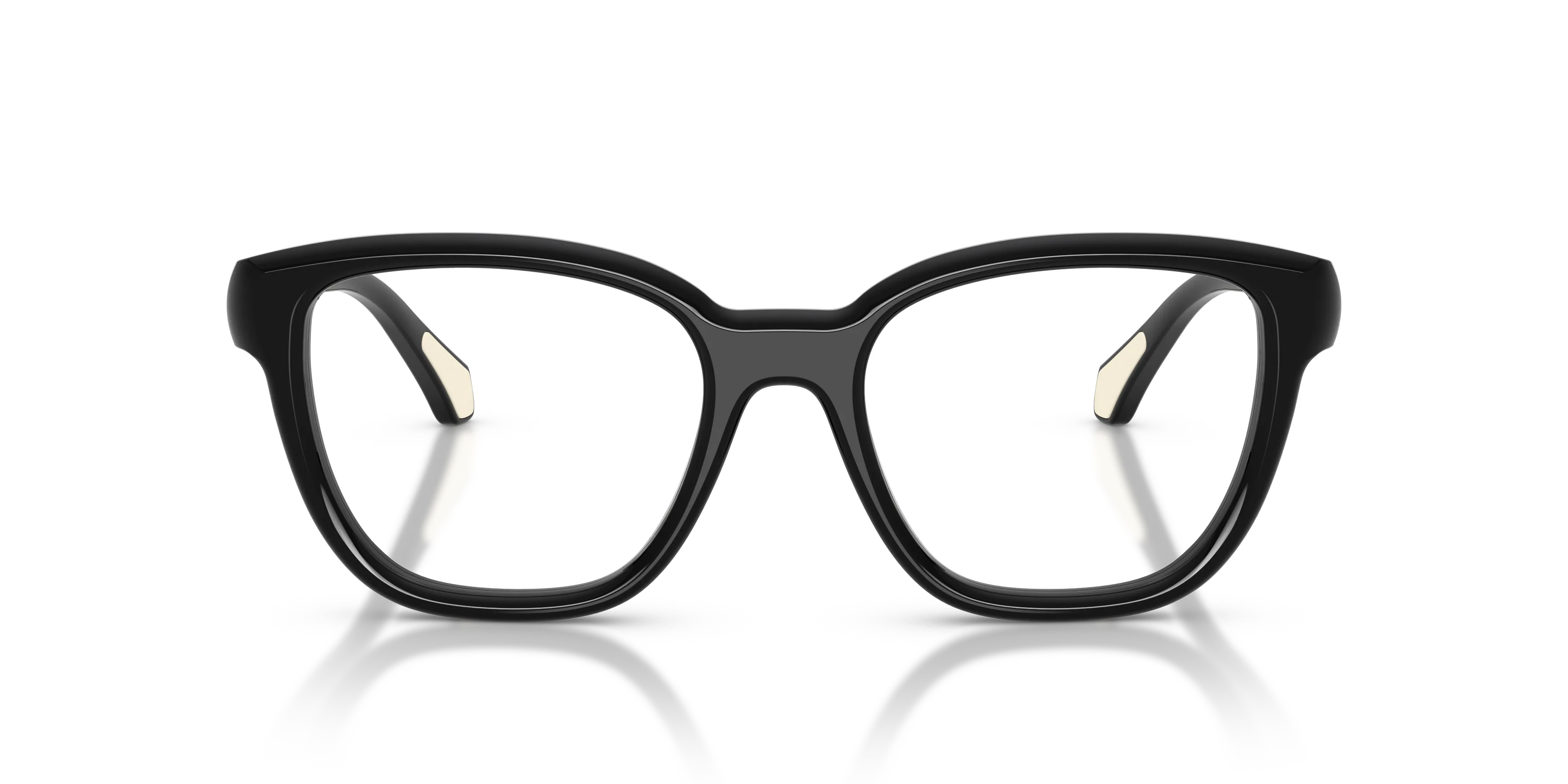 Moncler ME2028 3001 Montature da vista Acetato Nero Trasparente Pillow Normale - immagine 3
