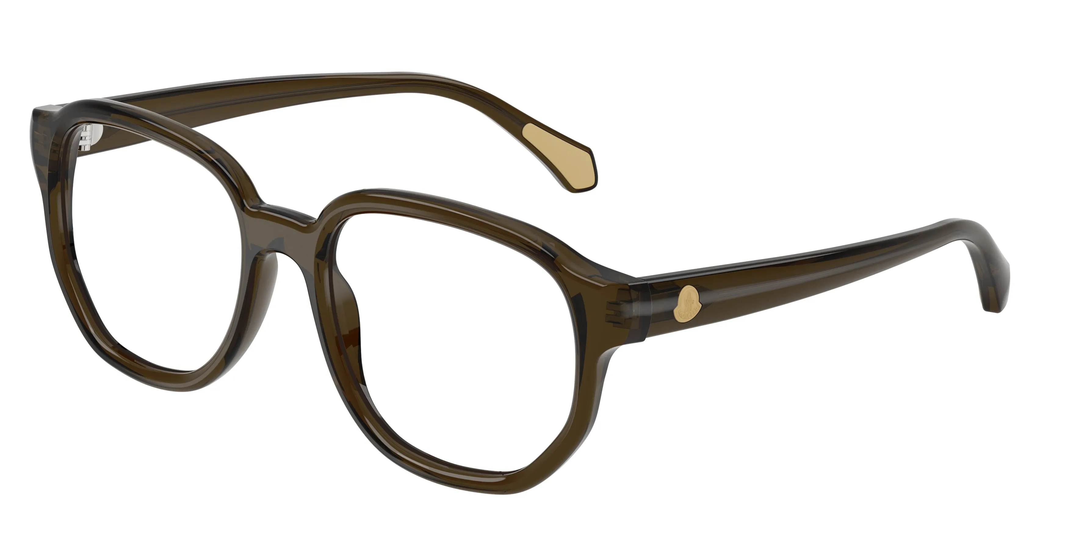 Moncler ME2027 3043 Montature da vista Acetato Verde Trasparente Pillow Normale - immagine 1