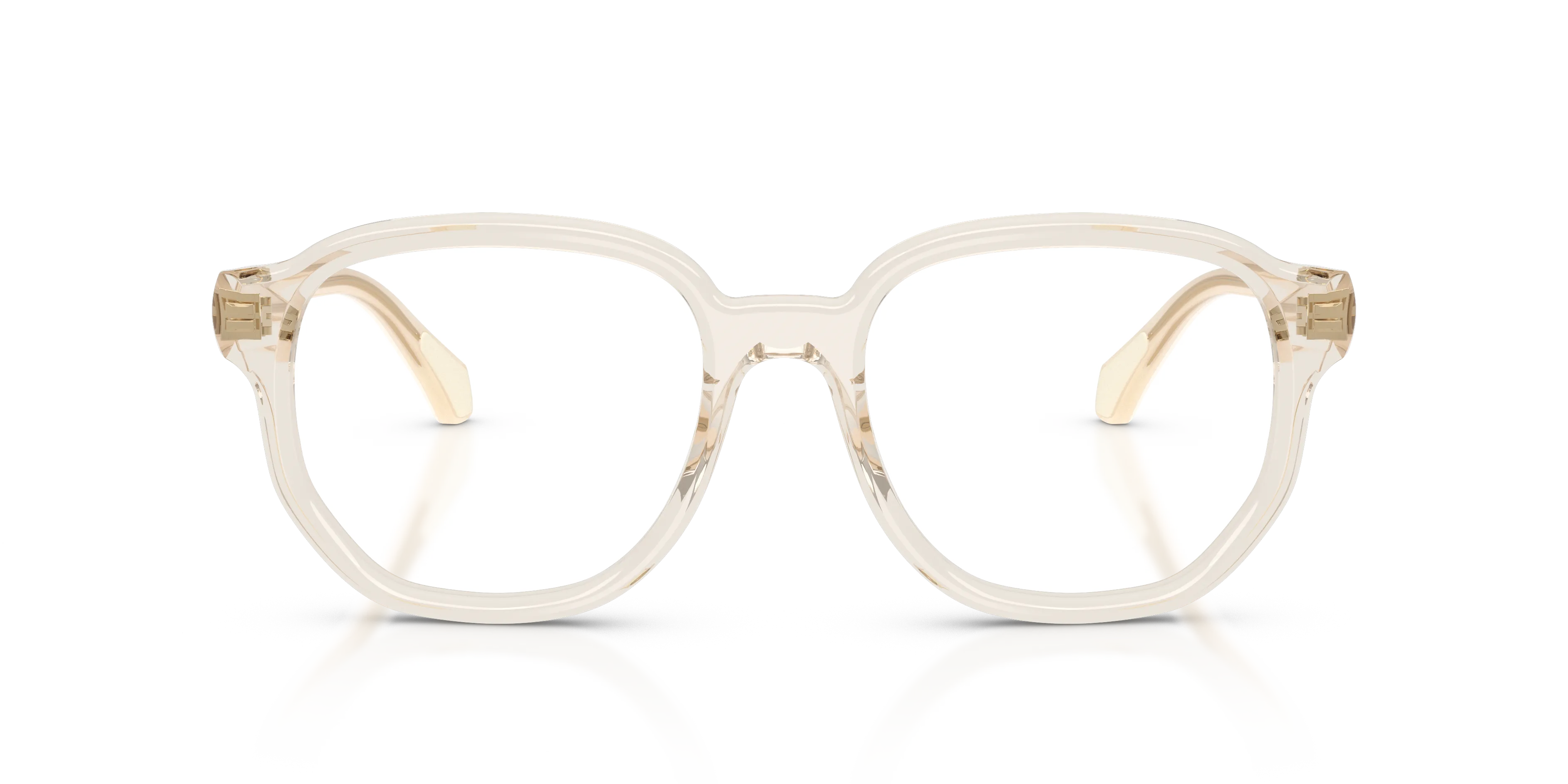 Moncler ME2027 3003 Montature da vista Acetato Bianco Trasparente Pillow Normale - immagine 3