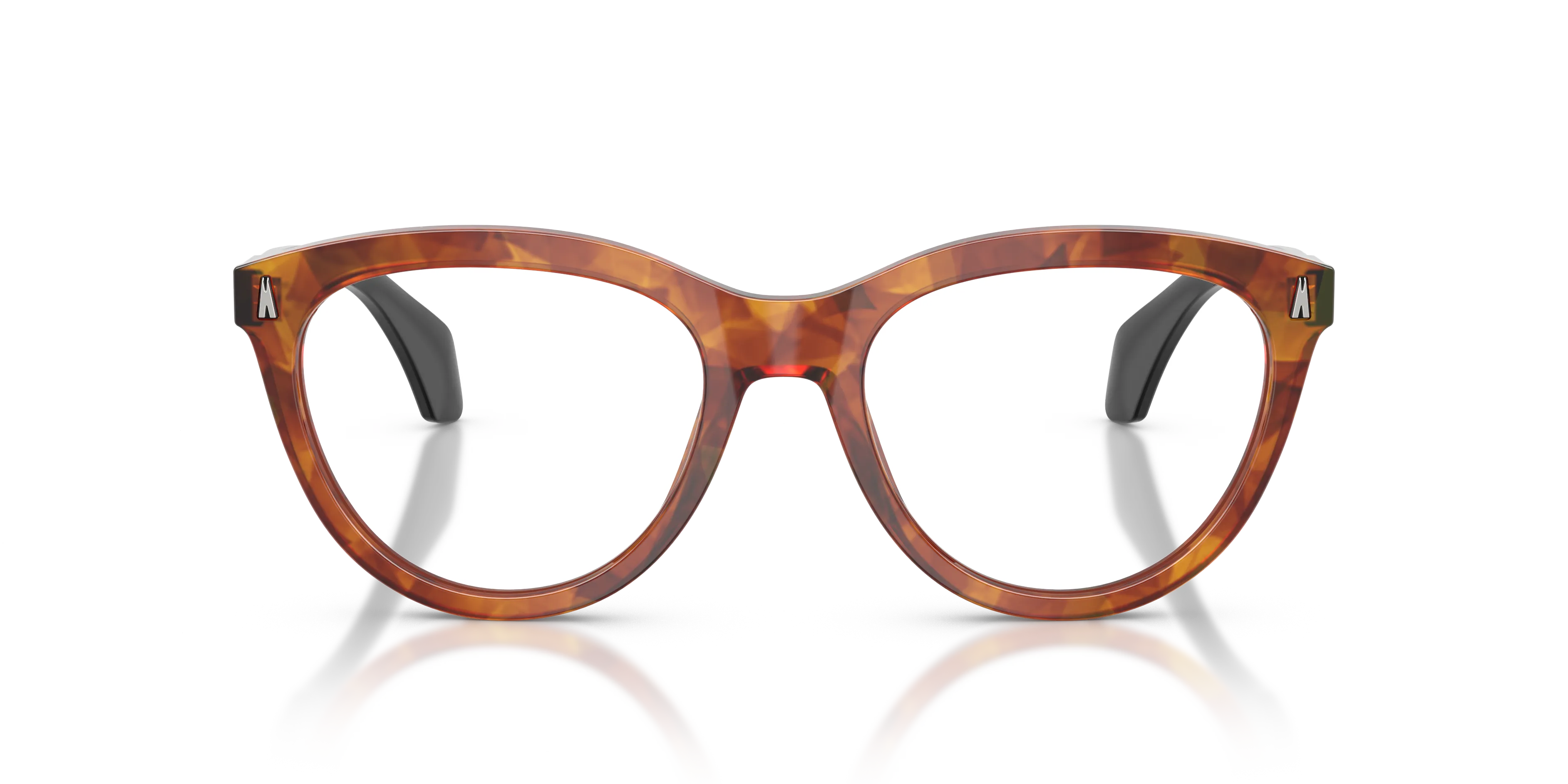 Moncler ME2026 3004 Montature da vista Acetato Tartaruga Trasparente Rotonda Normale - immagine 3