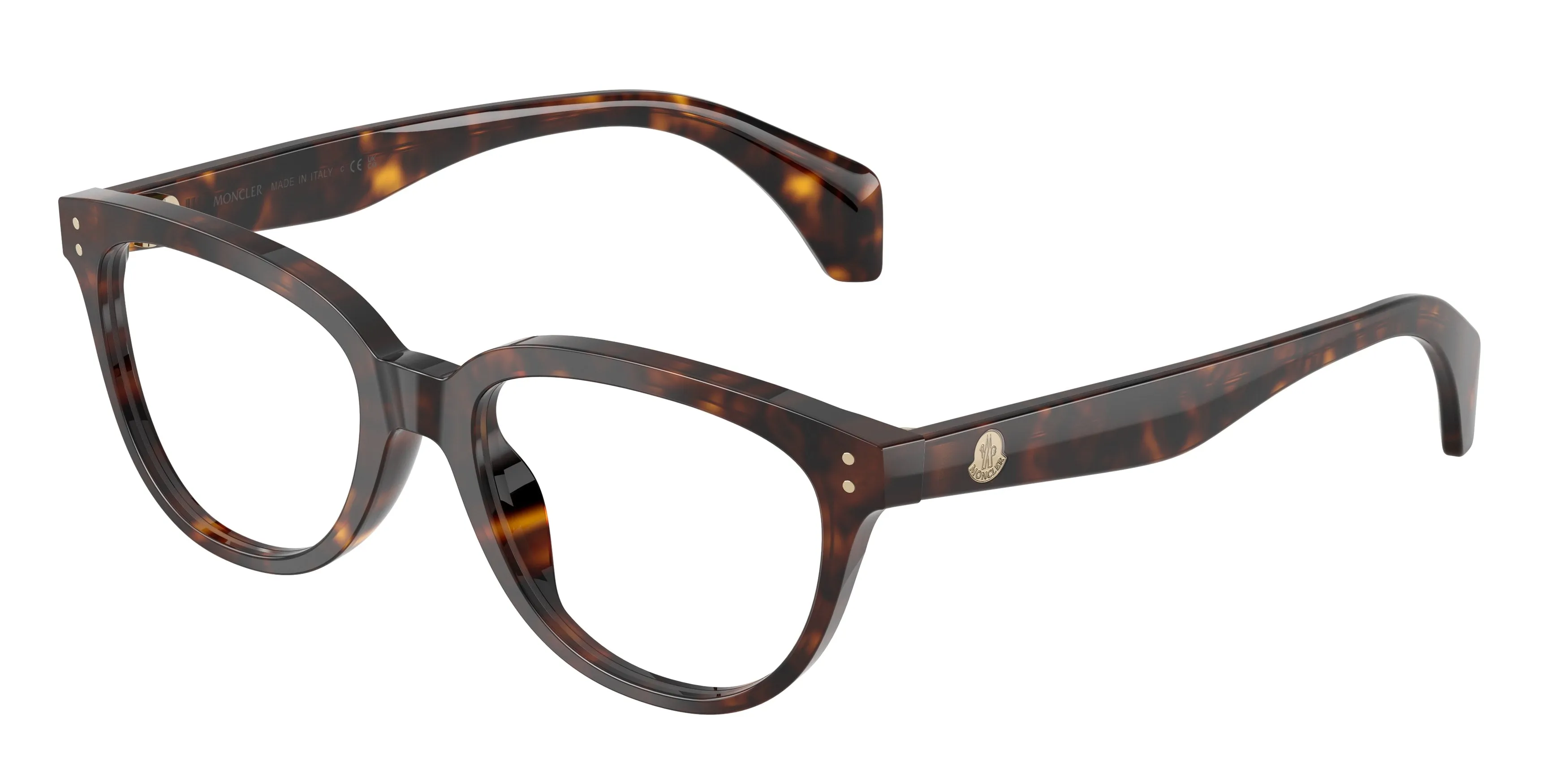 Moncler ME2024U 3002 Montature da vista Acetato Tartaruga Trasparente Pillow Normale - immagine 1