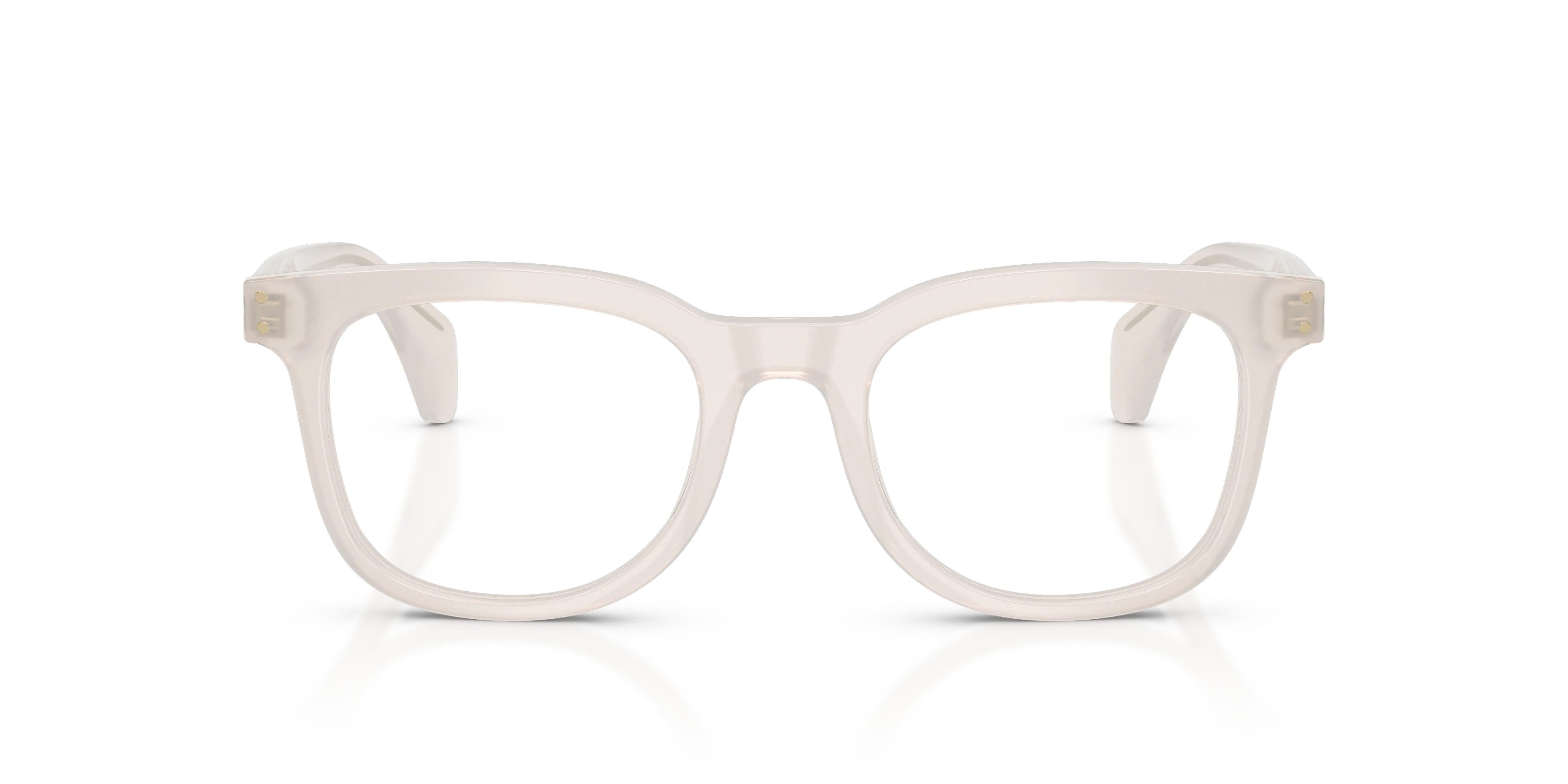 Moncler ME2023 3030 Montature da vista Acetato Bianco Trasparente Pantos Normale - immagine 3
