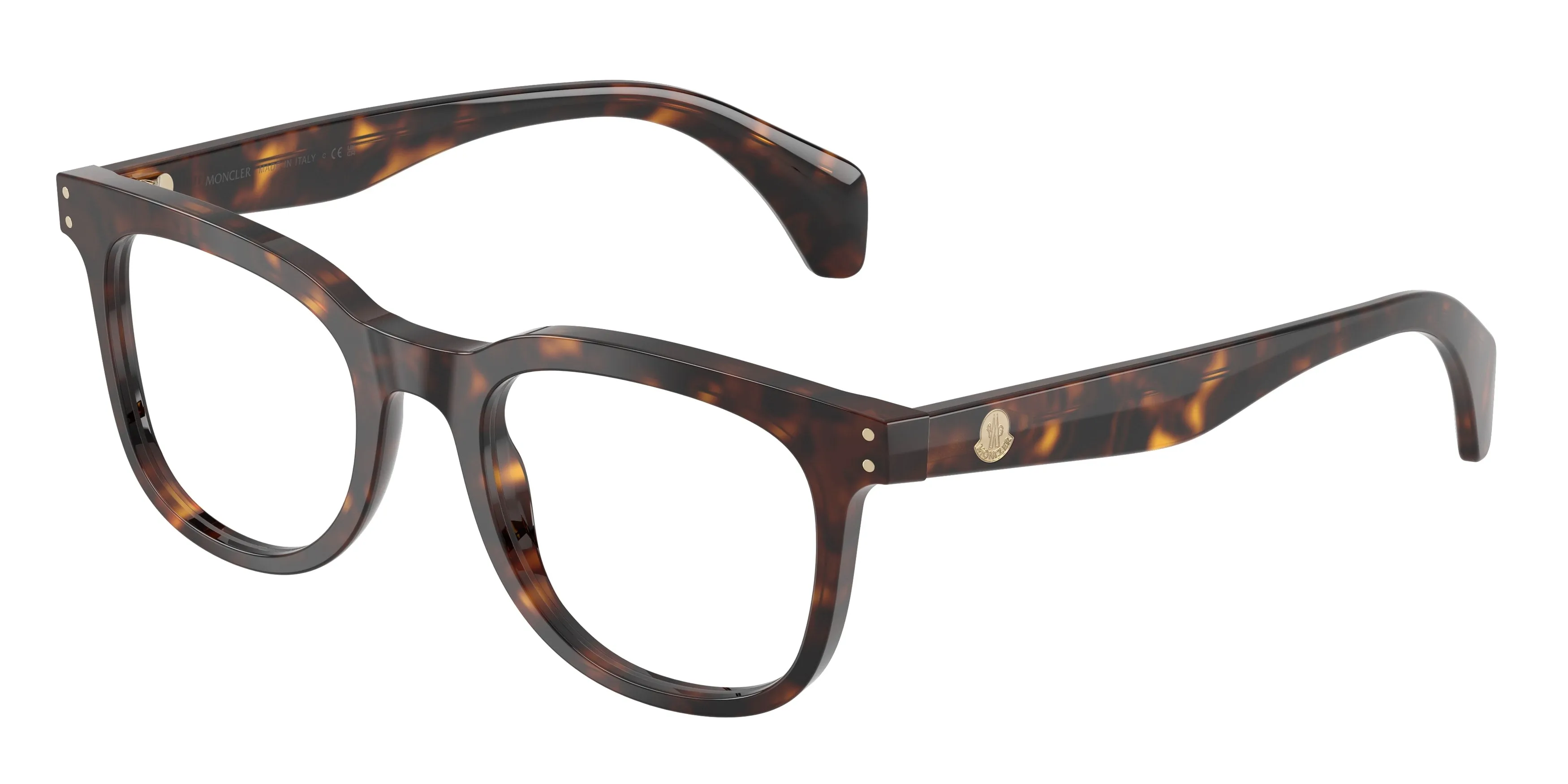 Moncler ME2023 3002 Montature da vista Acetato Tartaruga Trasparente Pantos Normale - immagine 1