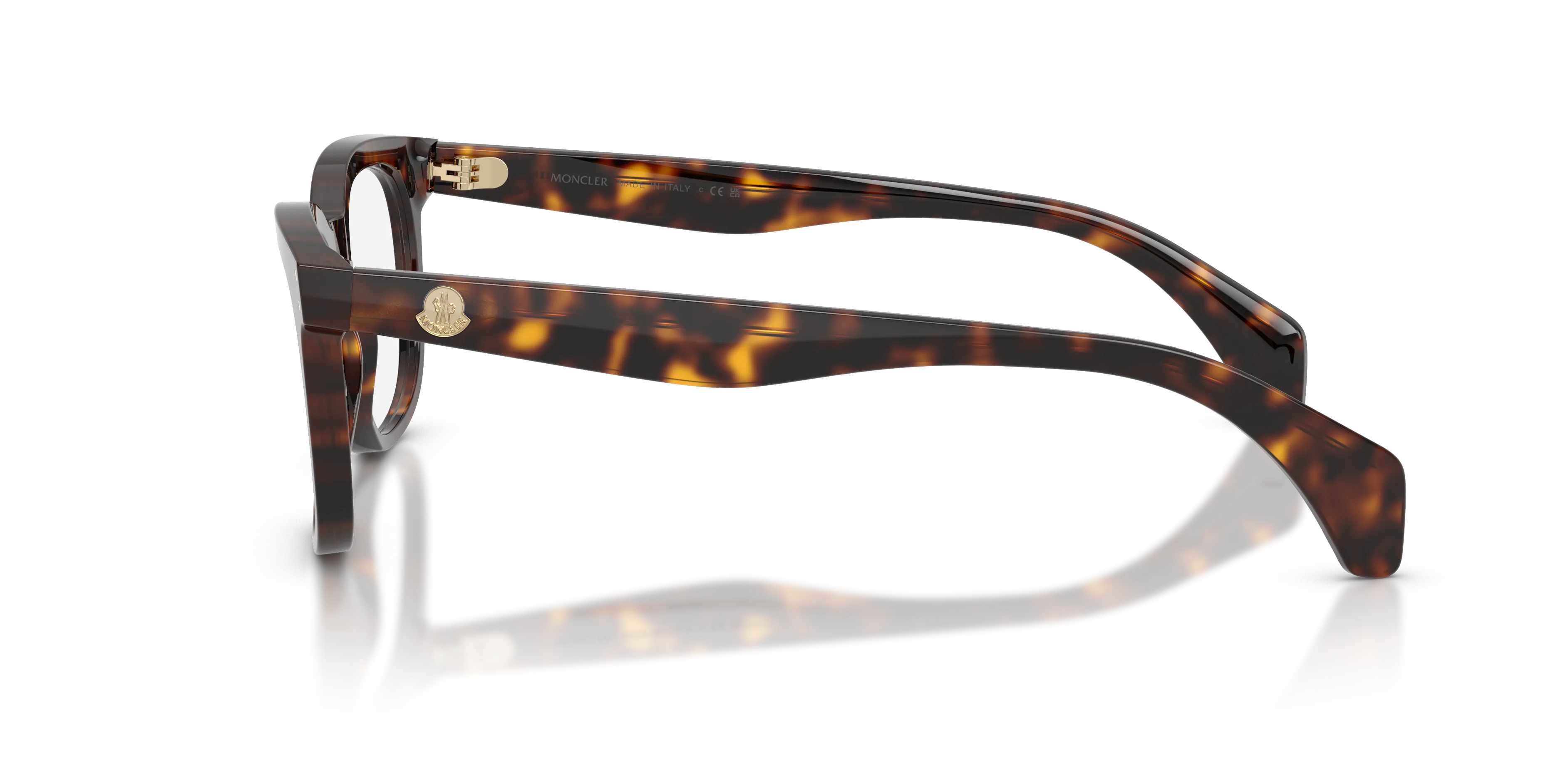 Moncler ME2023 3002 Montature da vista Acetato Tartaruga Trasparente Pantos Normale - immagine 4