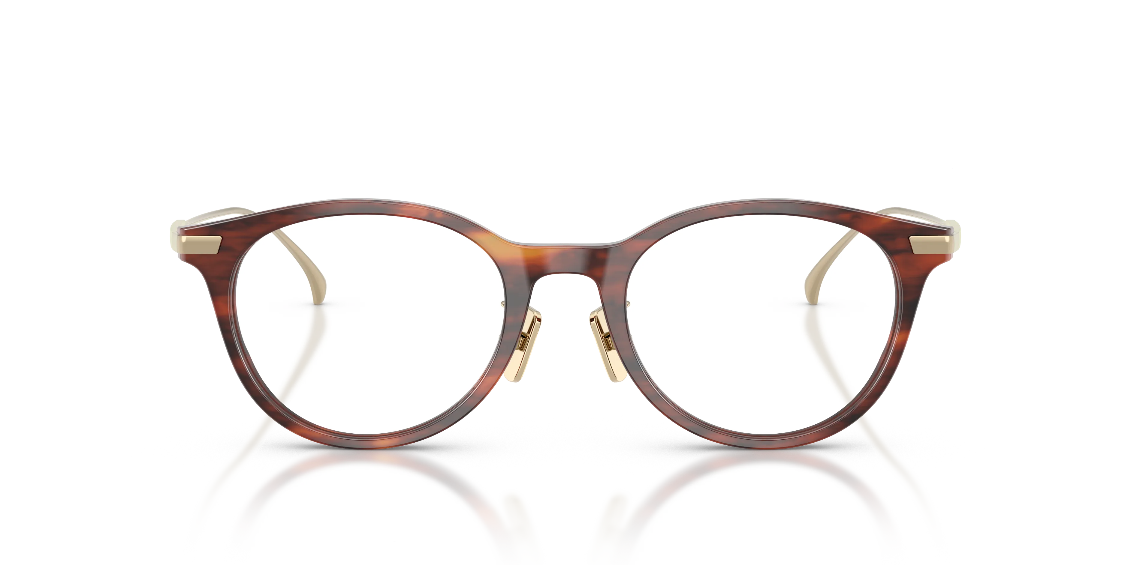 Moncler ME2022D 3034 Montature da vista Acetato Tartaruga Trasparente Rotonda Normale - immagine 3