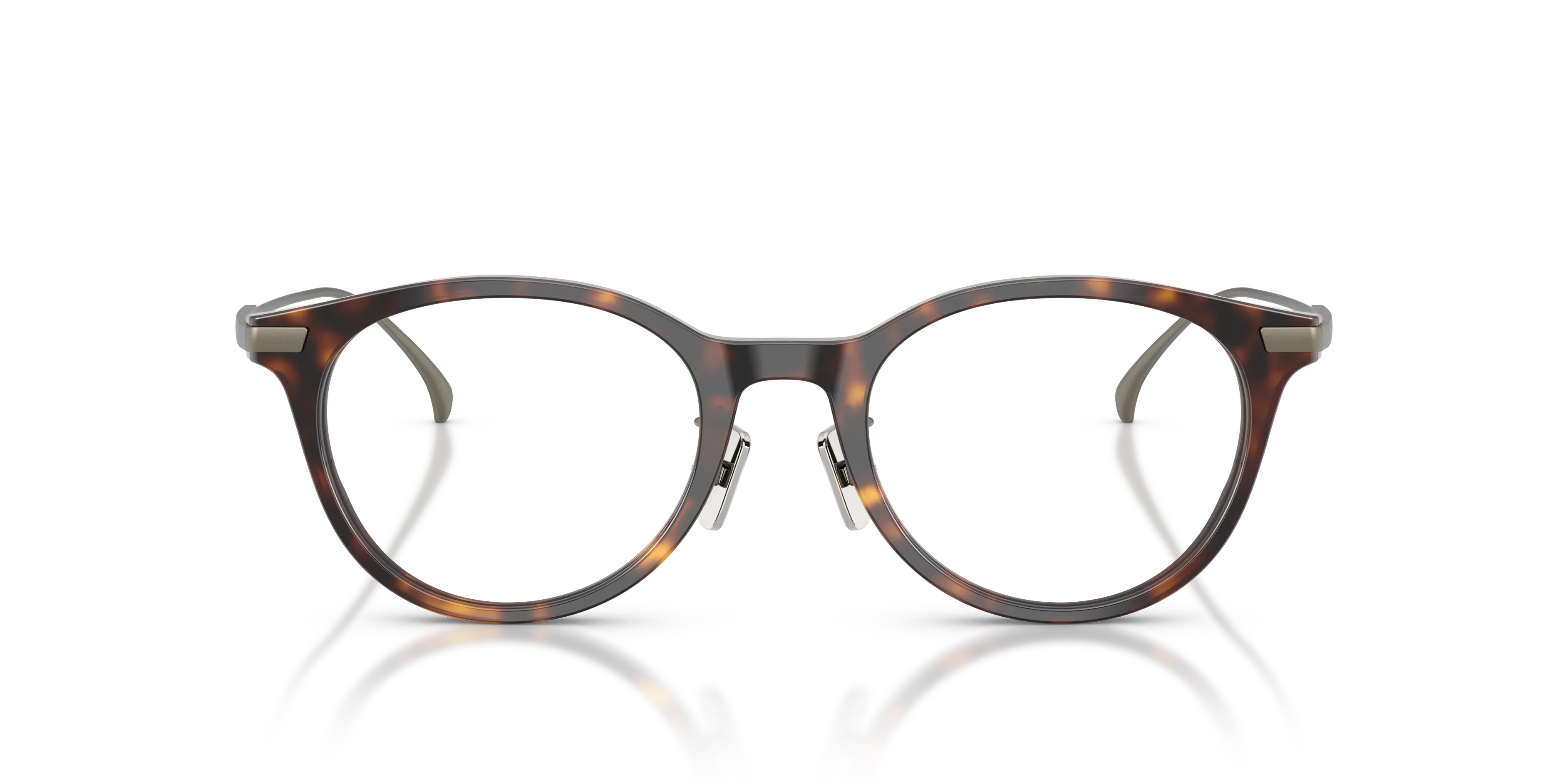 Moncler ME2022D 3002 Montature da vista Acetato Tartaruga Trasparente Rotonda Normale - immagine 3