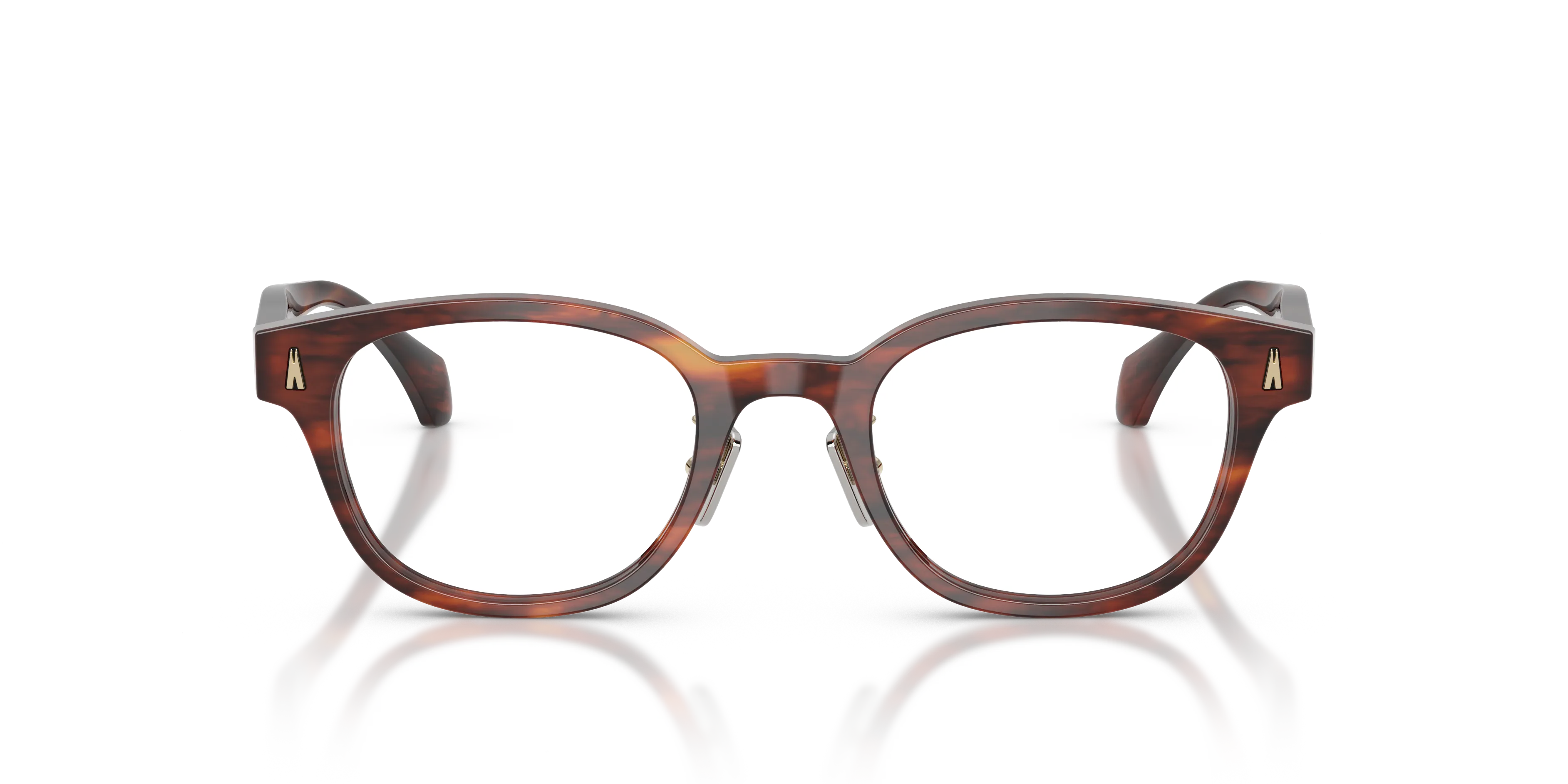 Moncler ME2021D 3034 Montature da vista Acetato Tartaruga Trasparente Rotonda Normale - immagine 3