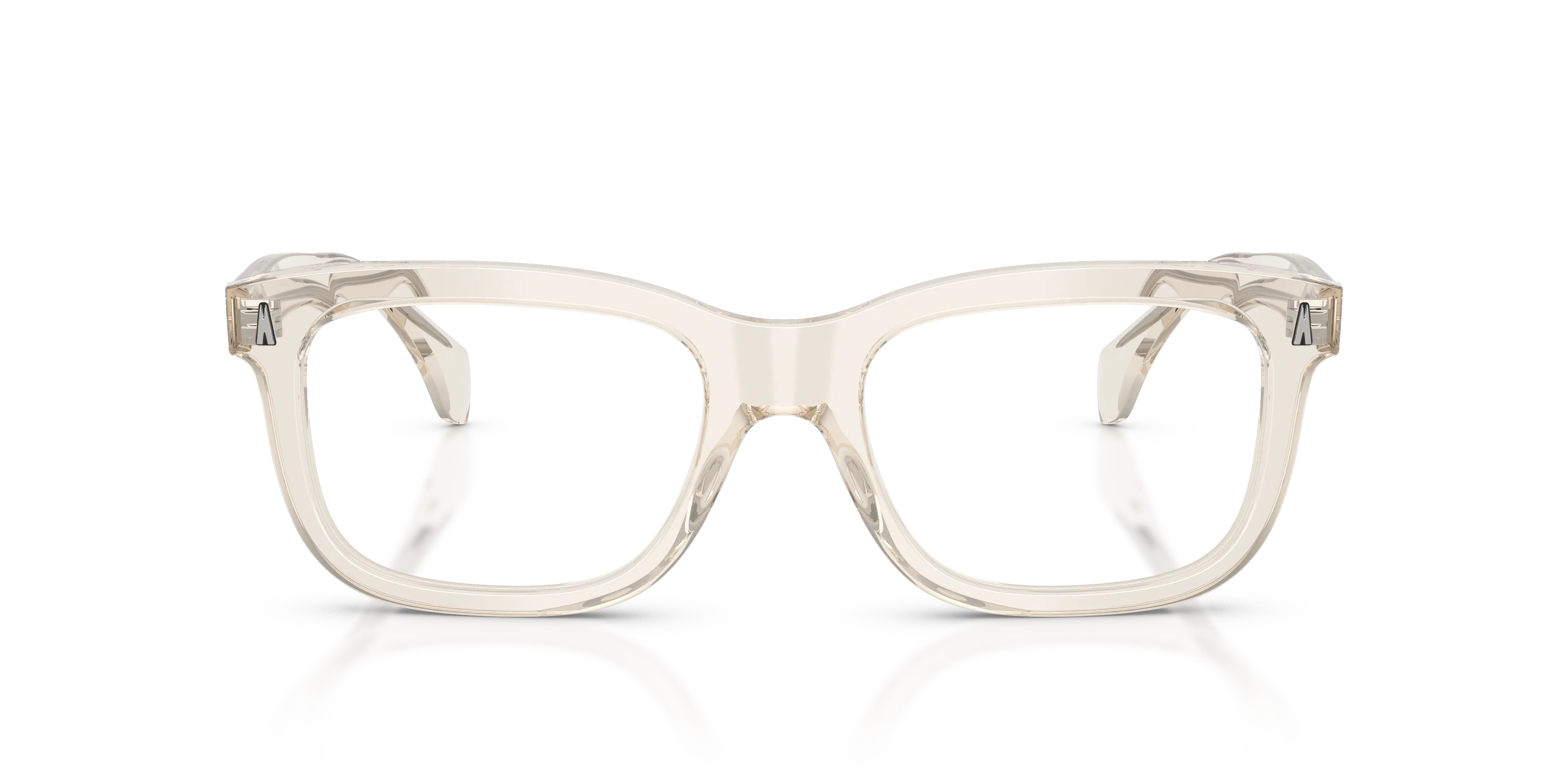 Moncler ME2019 3003 Montature da vista Acetato Marrone Trasparente Squadrata Normale - immagine 3