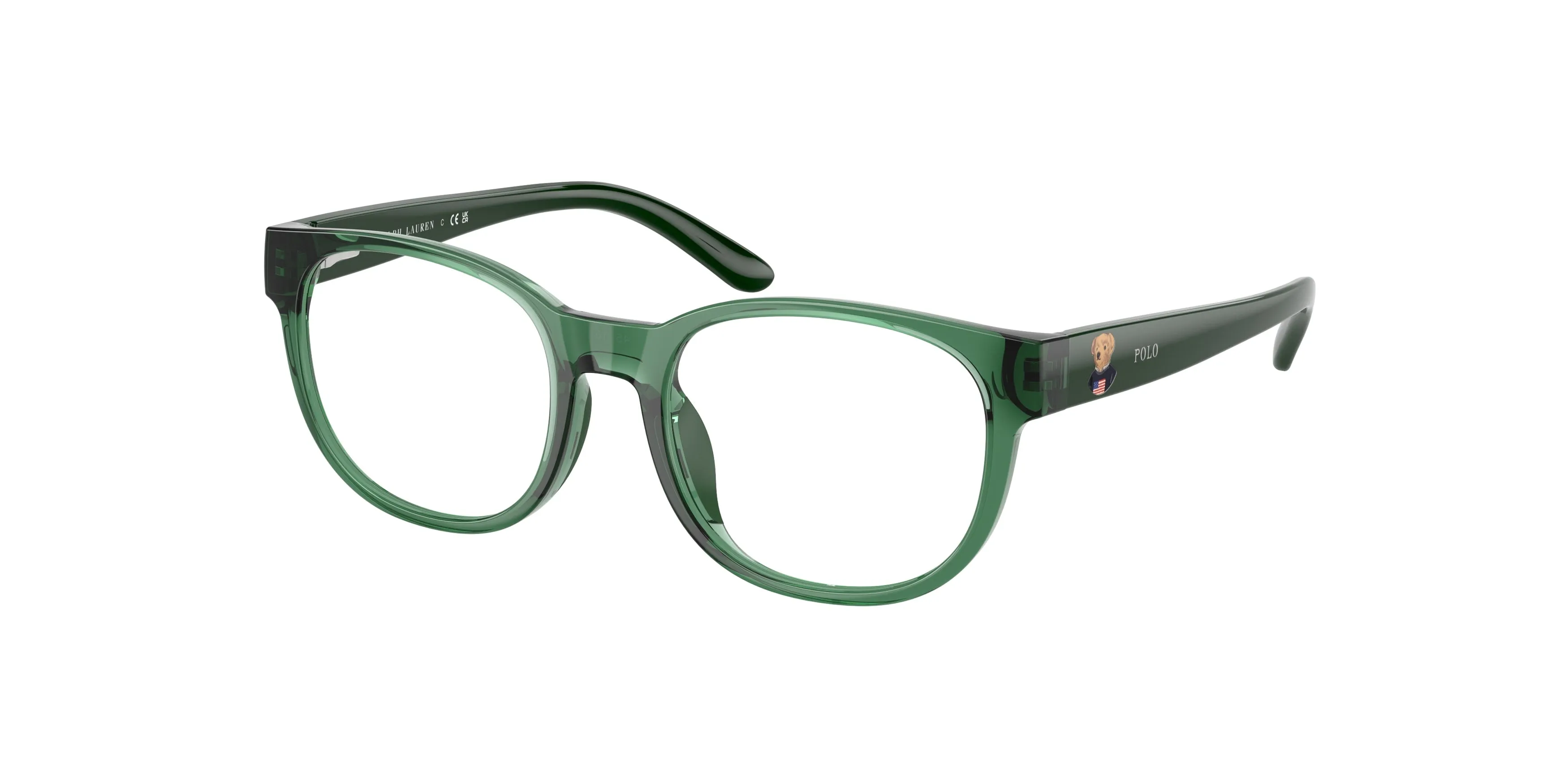 Polo Ralph Lauren PP8549U 6312 Montature da vista Iniettato Verde Rotonda Normale - immagine 1
