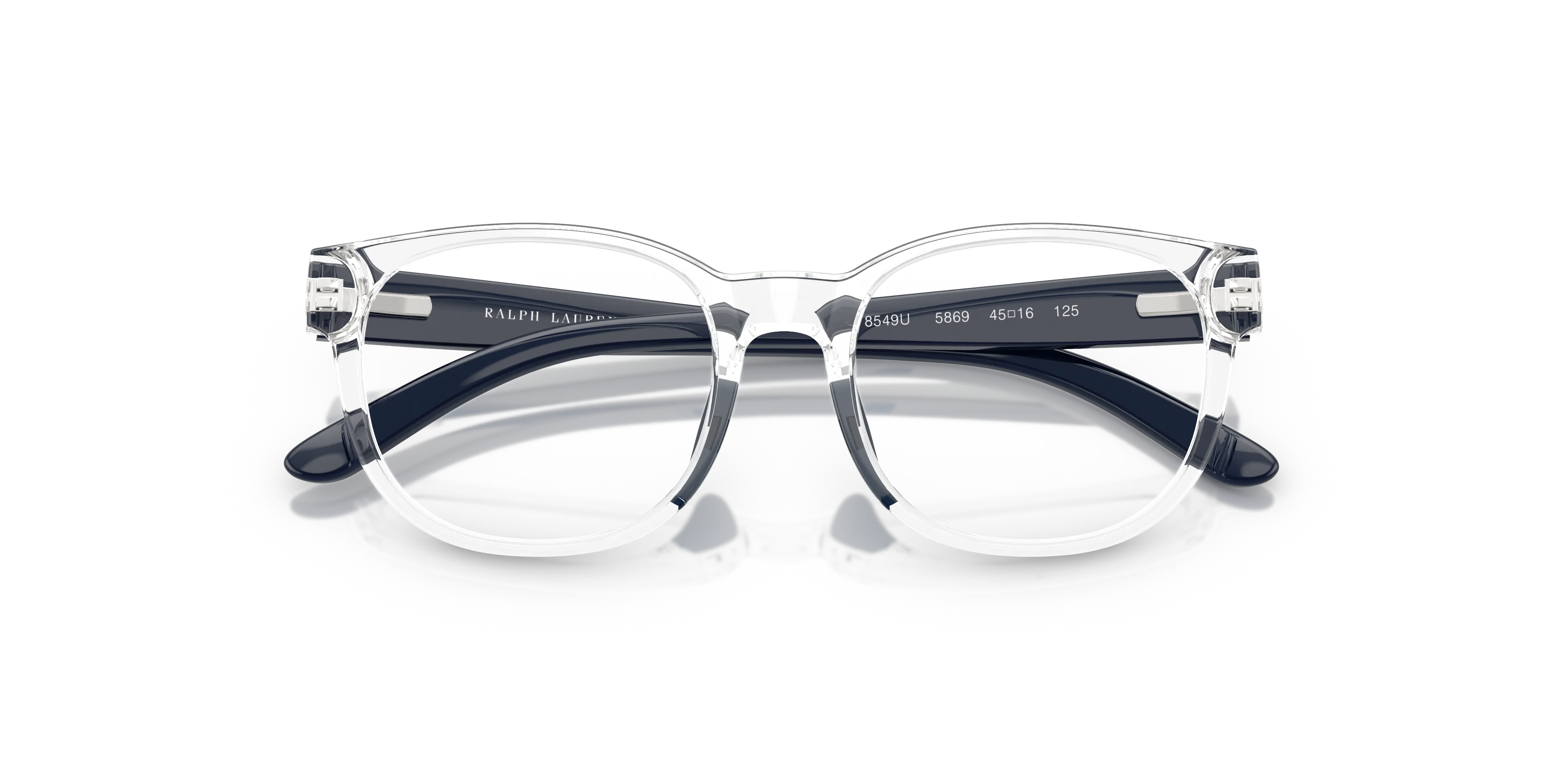 Polo Ralph Lauren PP8549U 5869 Montature da vista Iniettato Trasparente Rotonda Normale - immagine 2