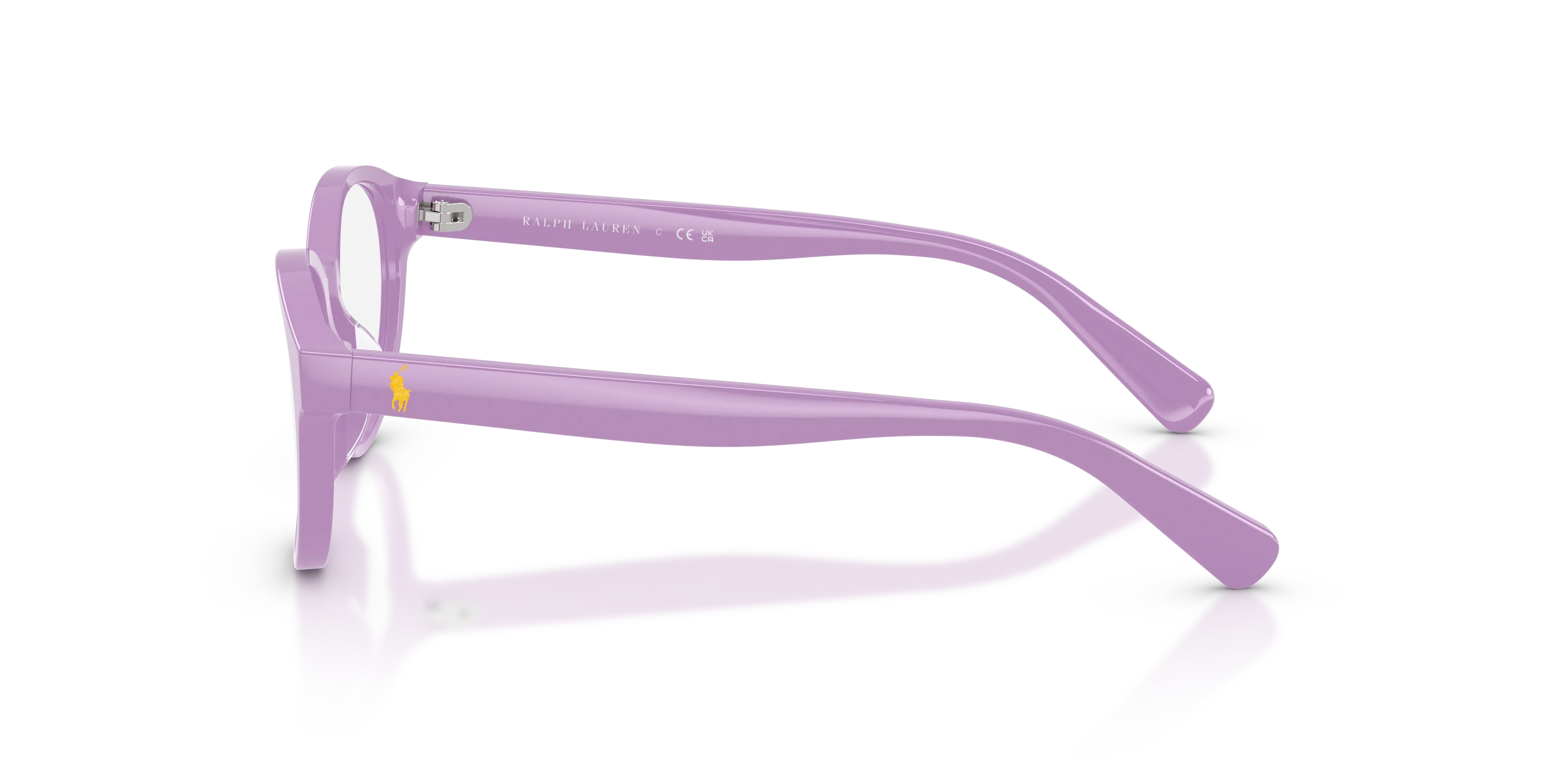 Polo Ralph Lauren PP8546U 6325 Montature da vista Acetato Viola Rotonda Normale - immagine 4
