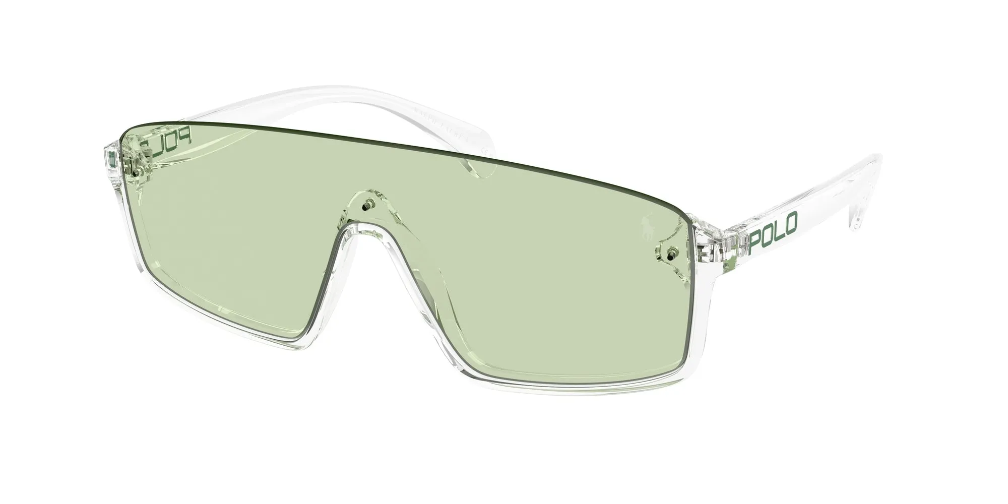 Polo Ralph Lauren PH4211U 586982 Occhiali da sole Iniettato Trasparente Verde Geometrica Normale - immagine 1