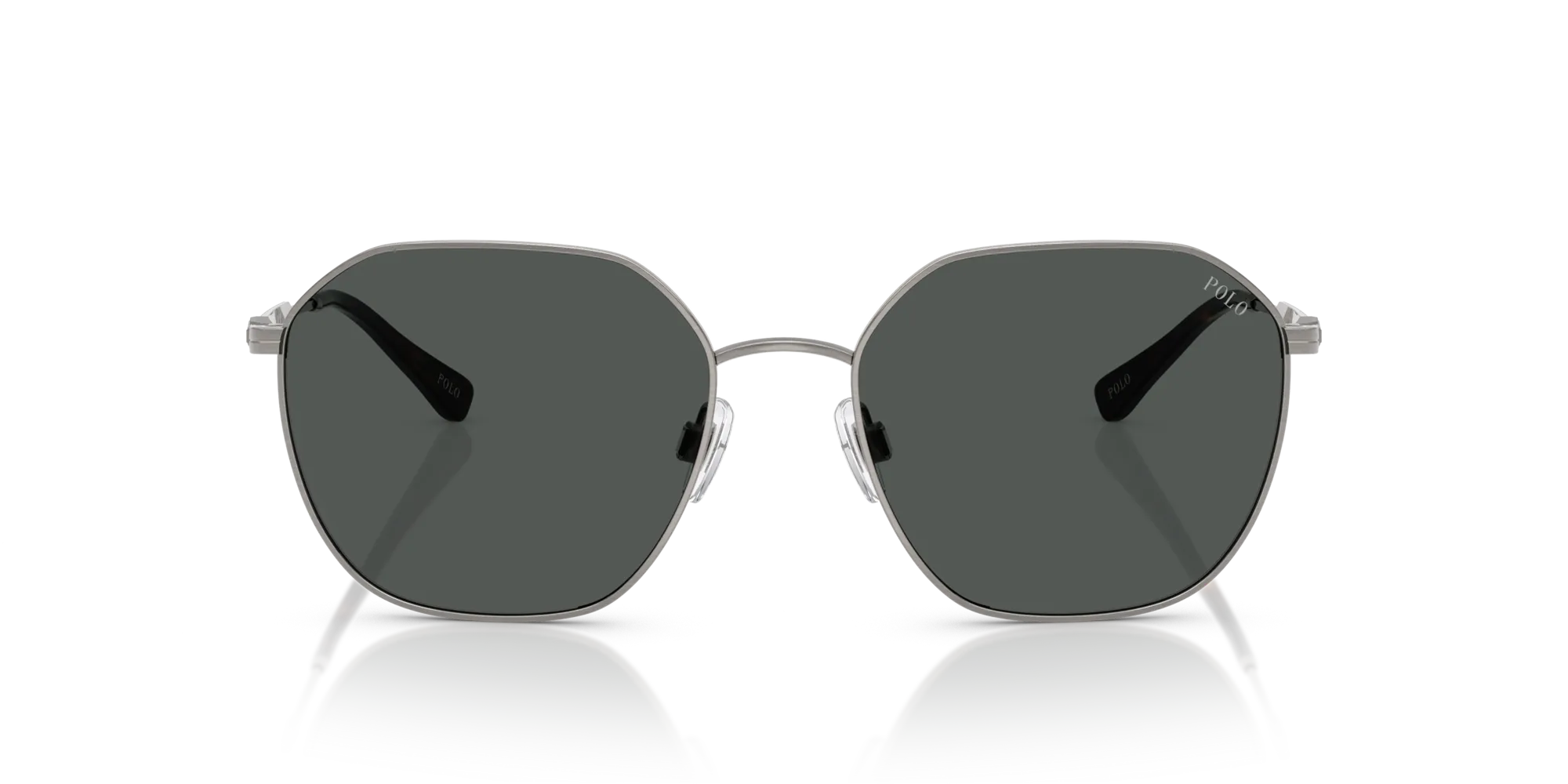 Polo Ralph Lauren PH3160 926687 Occhiali da sole Metallo Argento Grigio Geometrica Normale - immagine 3