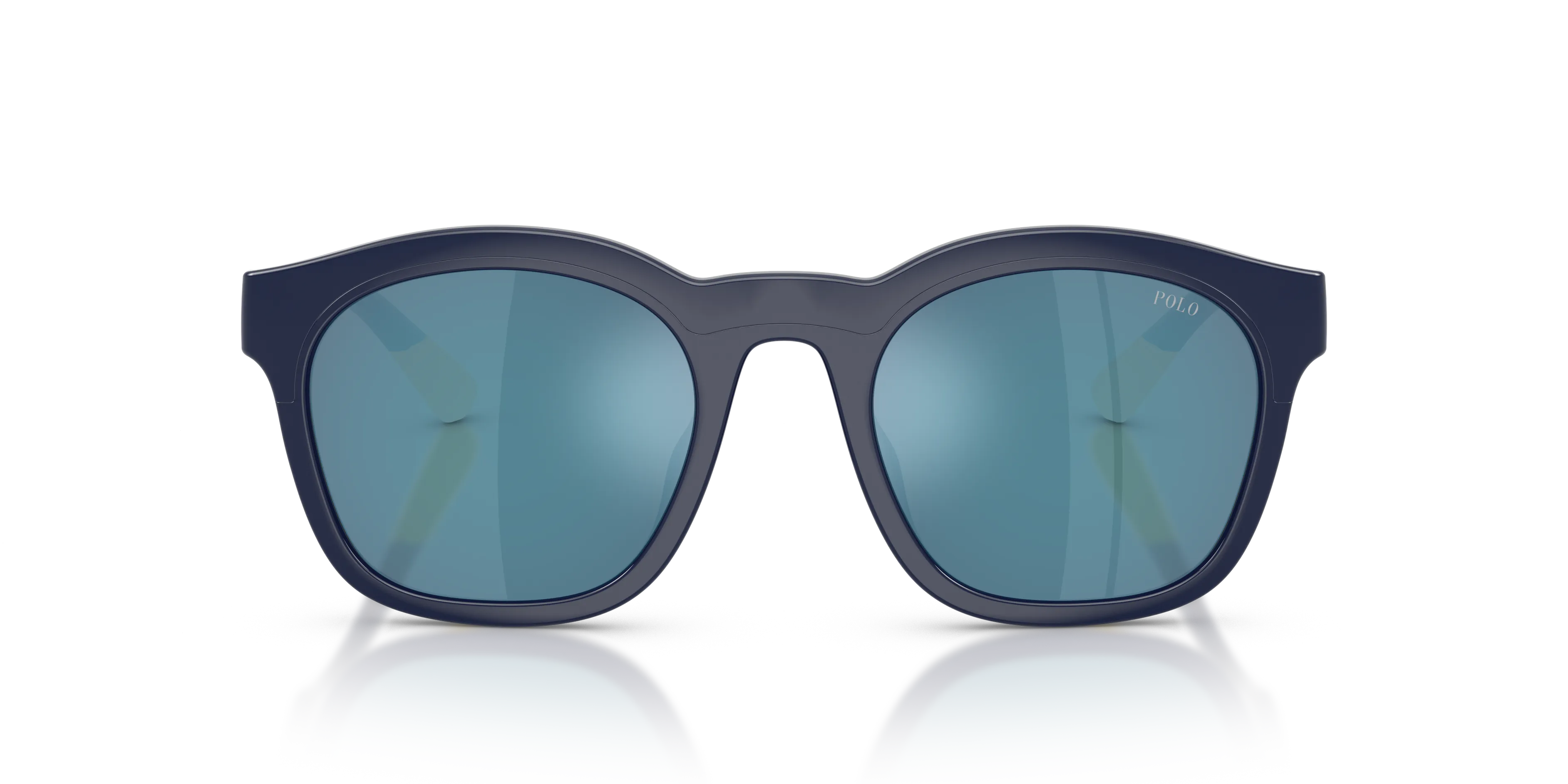 Polo Ralph Lauren PH4243U 558855 Occhiali da sole Iniettato Blu Blu Squadrata Specchiate - immagine 3