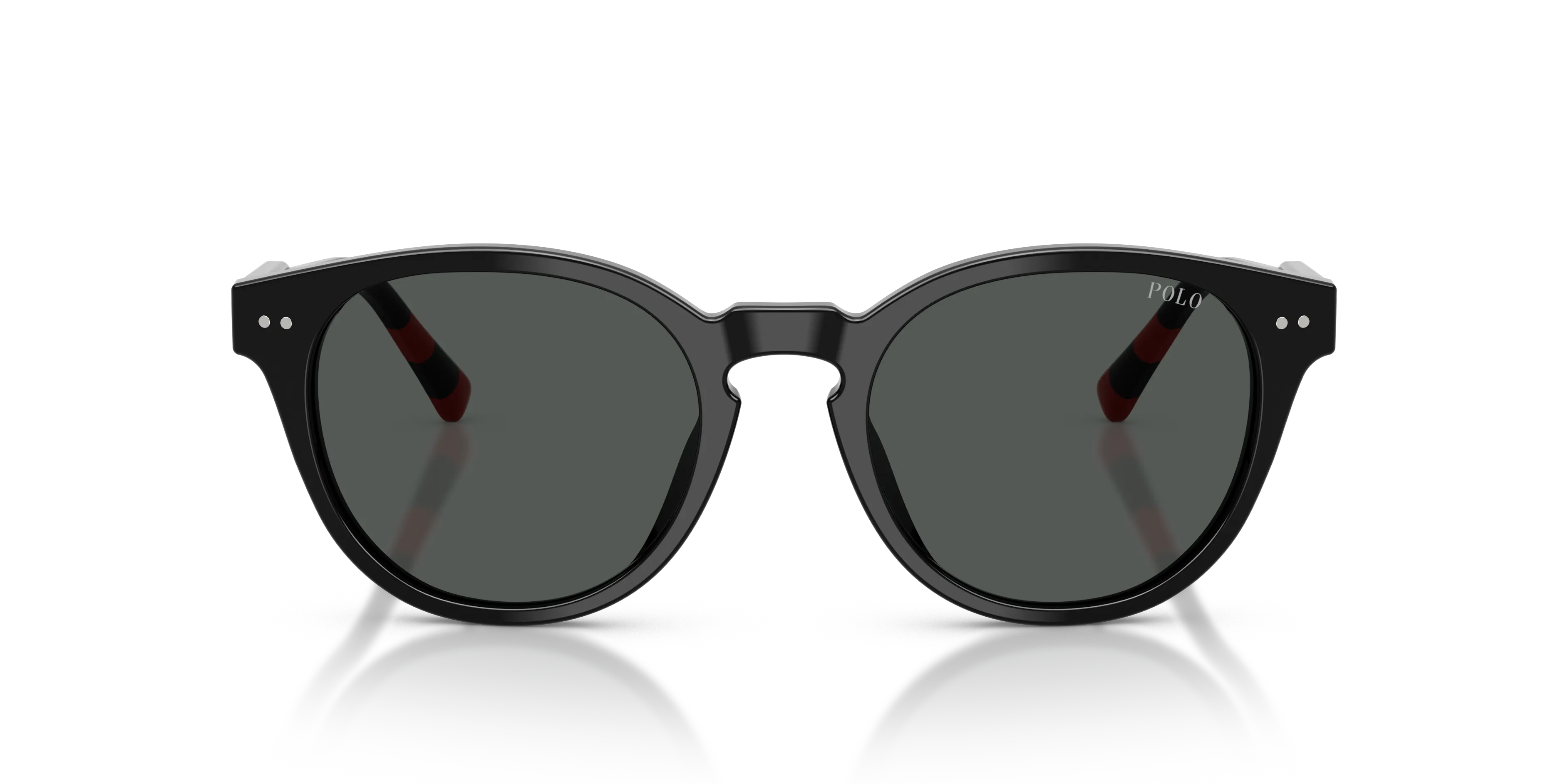 Polo Ralph Lauren PH4241U 500187 Occhiali da sole Acetato Nero Grigio Rotonda Normale - immagine 3