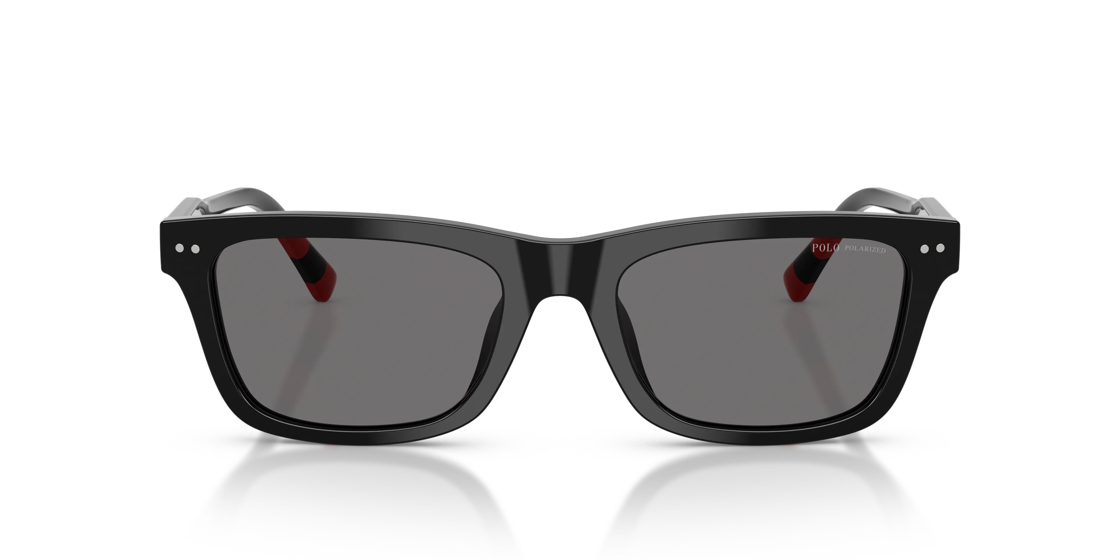 Polo Ralph Lauren PH4240U 500181 Occhiali da sole Acetato Nero Grigio Pillow Polarizzata - immagine 3