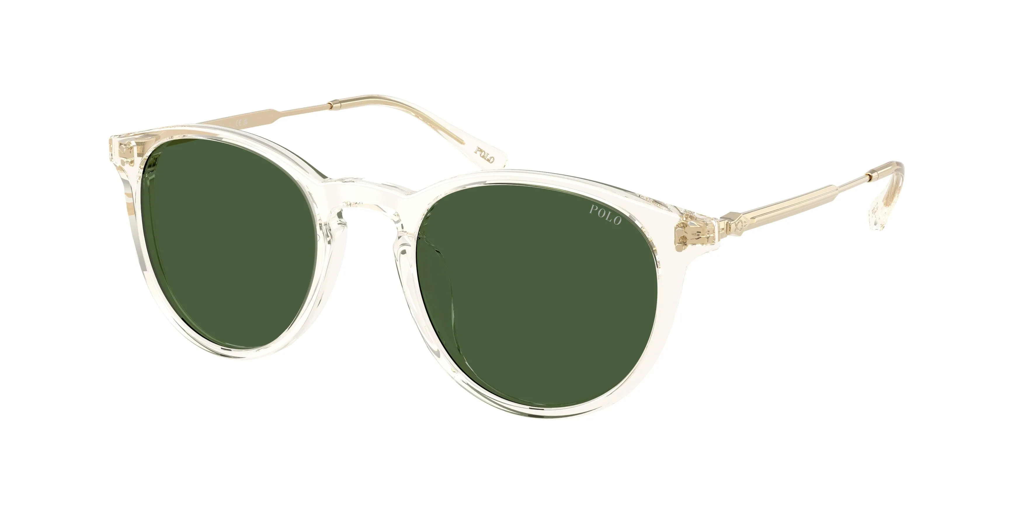 Polo Ralph Lauren PH4239U 635771 Occhiali da sole Acetato Giallo Verde Pantos Normale - immagine 1