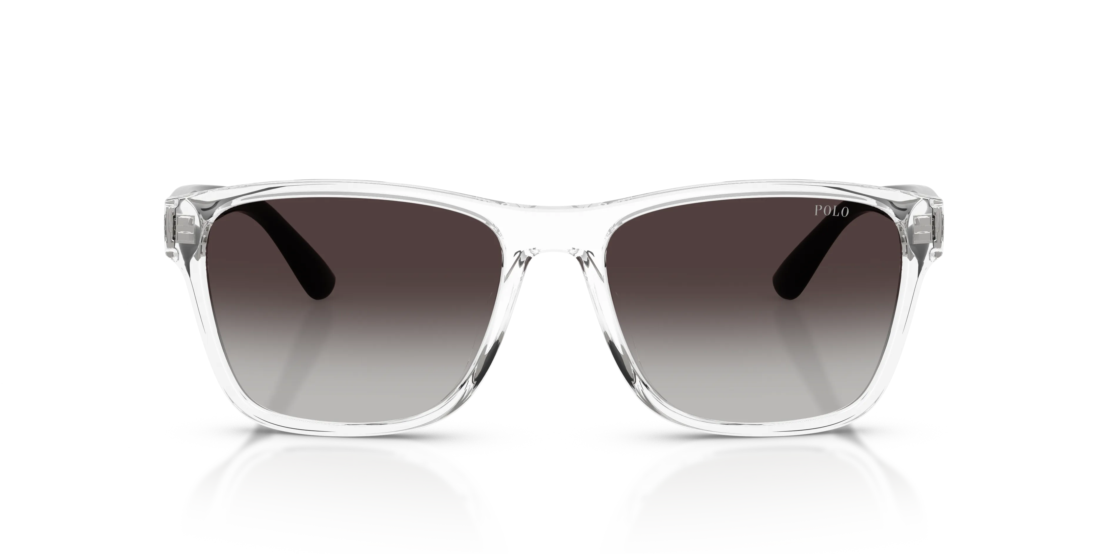 Polo Ralph Lauren PH4229U 58698G Occhiali da sole Iniettato Trasparente Grigio Squadrata Normale Sfumato - immagine 3