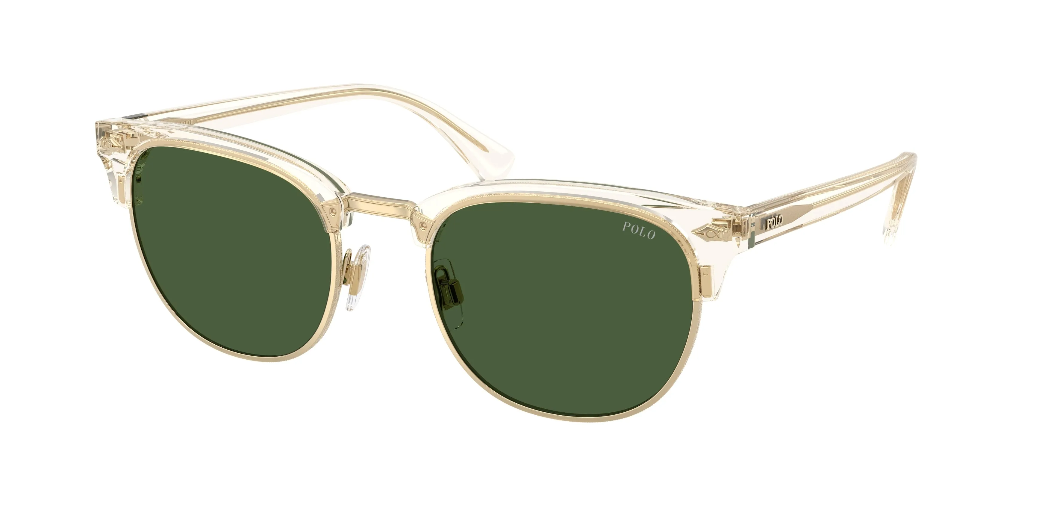 Polo Ralph Lauren PH4217 635771 Occhiali da sole Acetato Giallo Verde Rotonda Normale - immagine 1