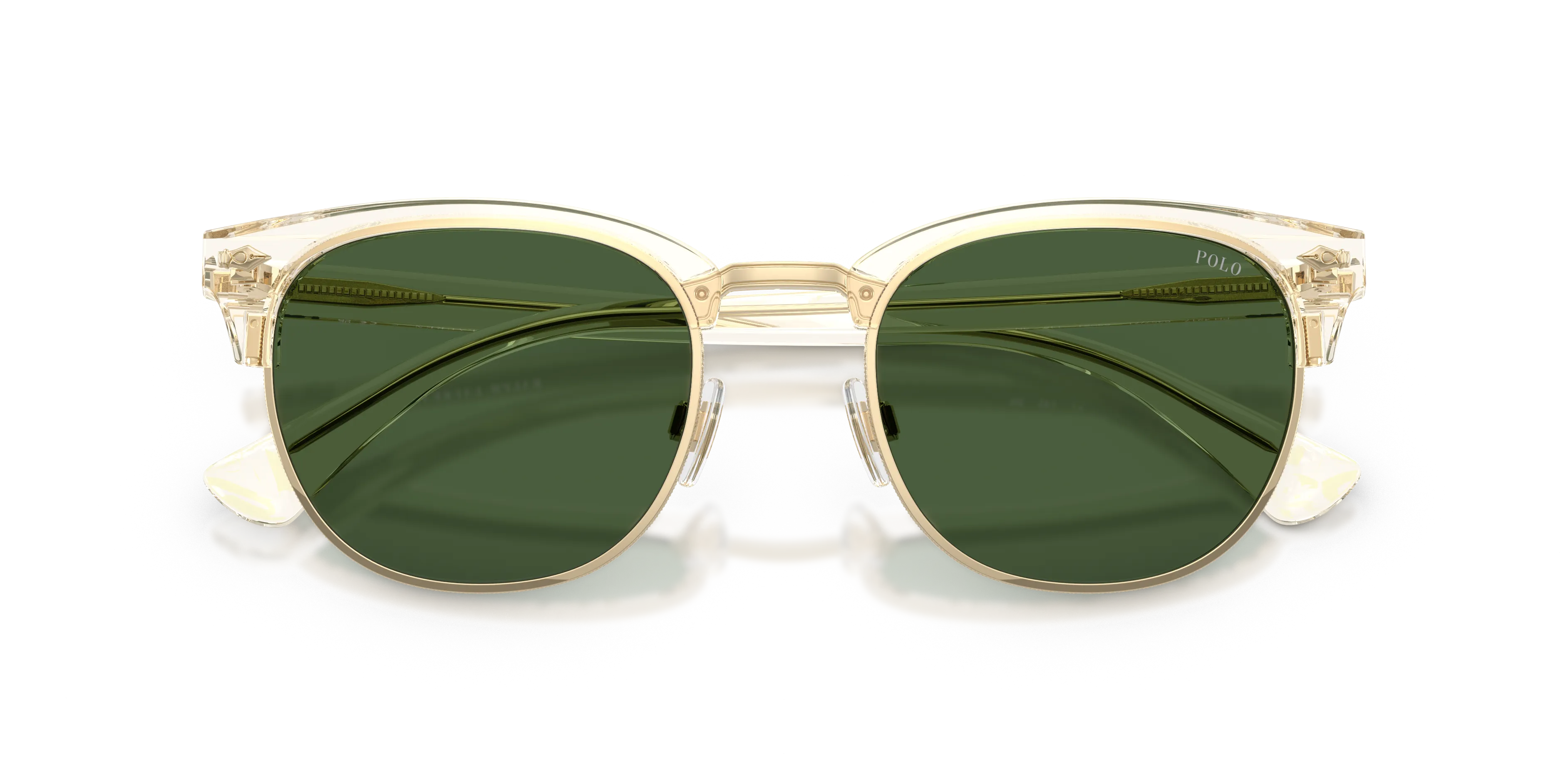 Polo Ralph Lauren PH4217 635771 Occhiali da sole Acetato Giallo Verde Rotonda Normale - immagine 2