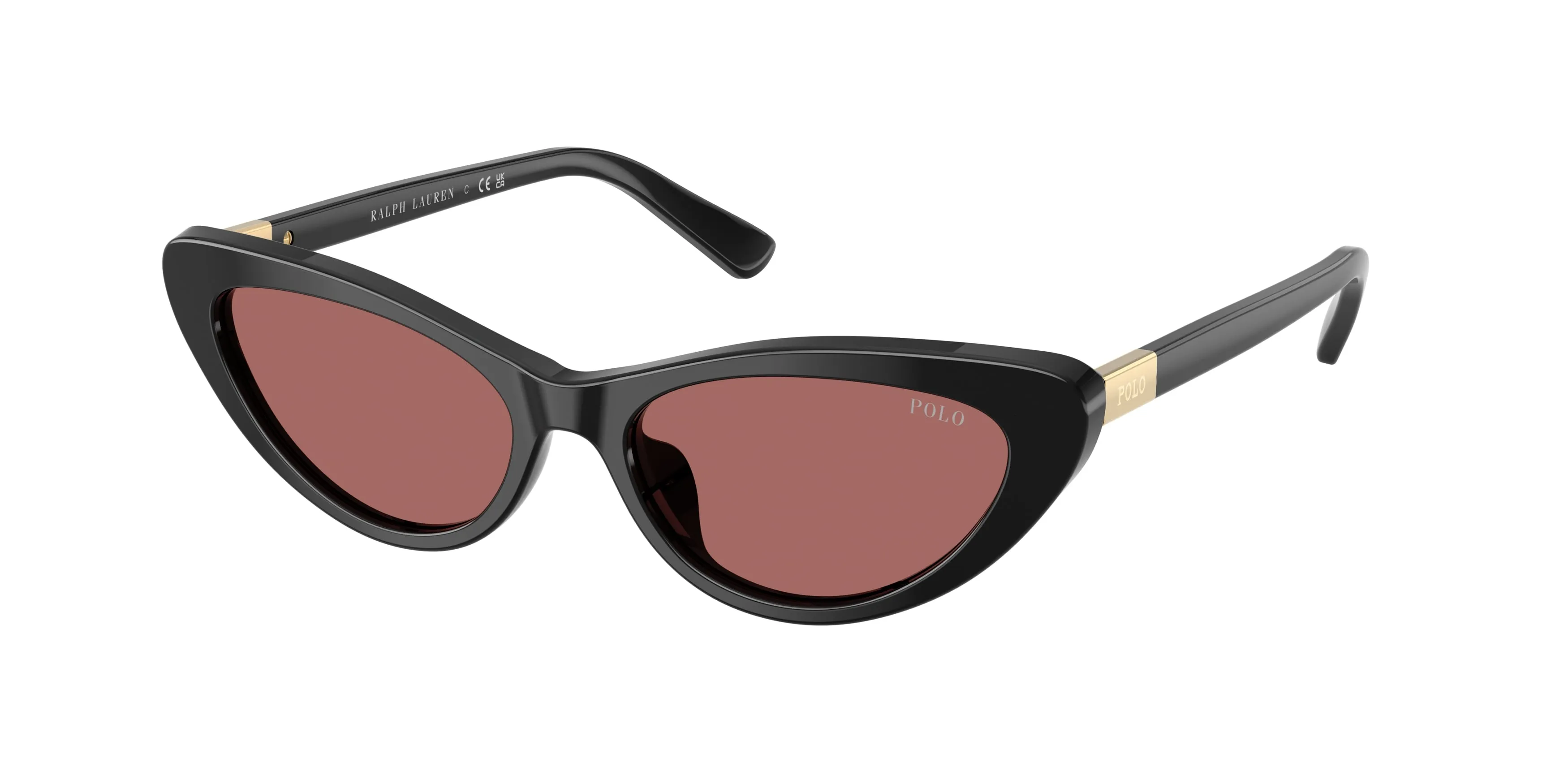Polo Ralph Lauren PH4199U 500169 Occhiali da sole Acetato Nero Viola Cat Eye Normale - immagine 1
