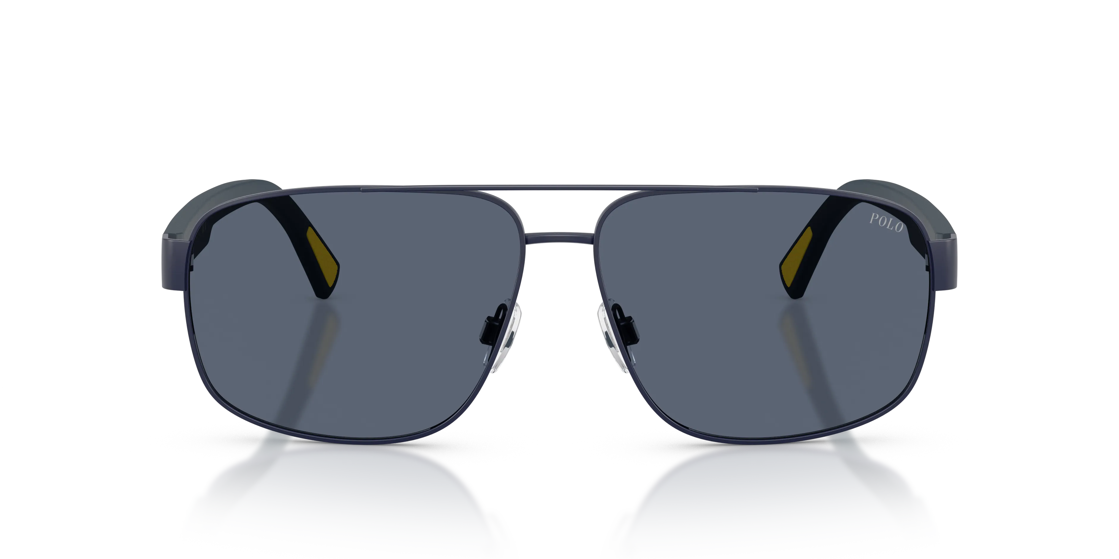 Polo Ralph Lauren PH3165 939487 Occhiali da sole Metallo Blu Grigio Pilot Normale - immagine 3