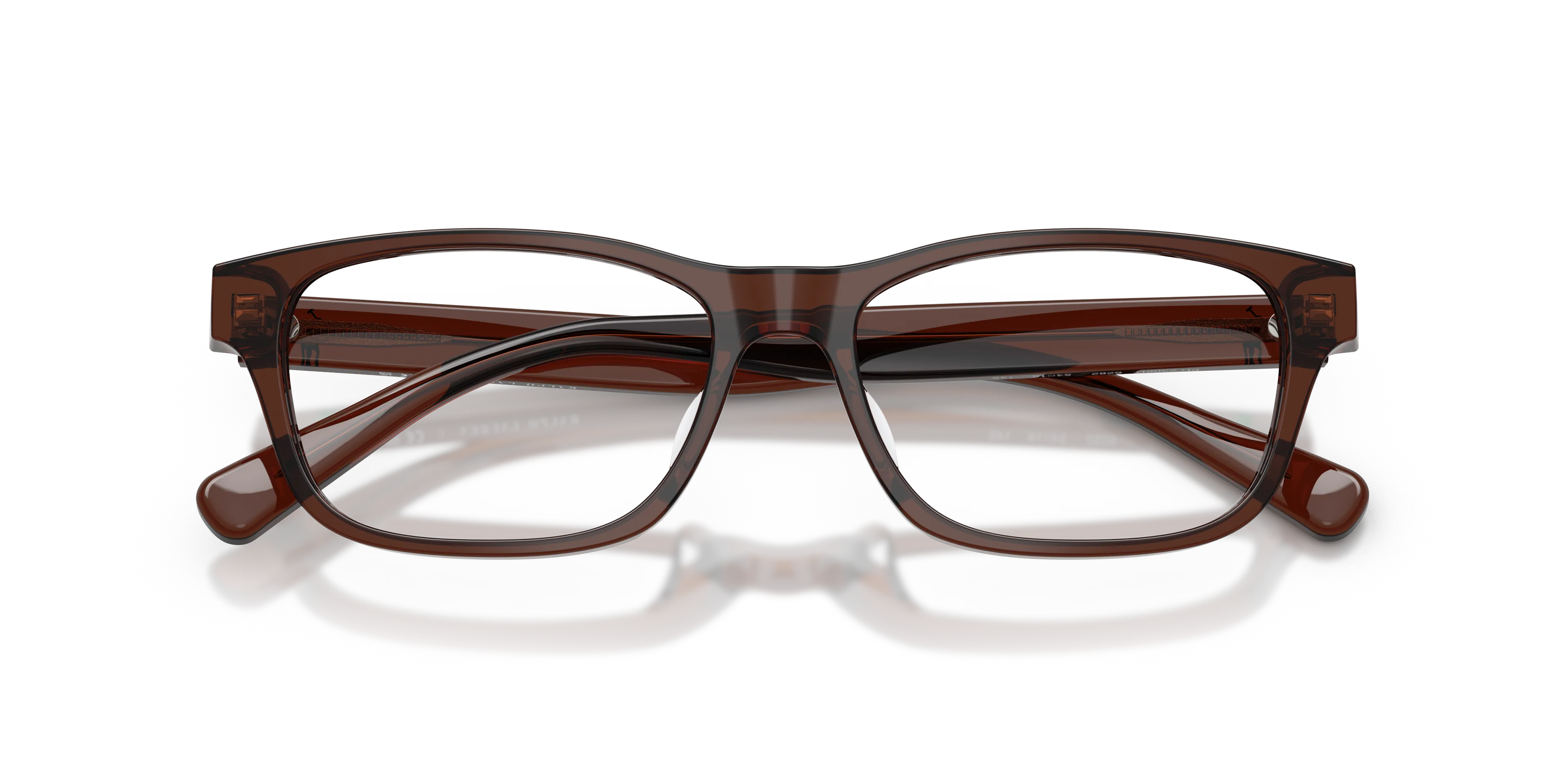Polo Ralph Lauren PH2306D 6282 Montature da vista Acetato Marrone Trasparente Pillow Normale - immagine 2