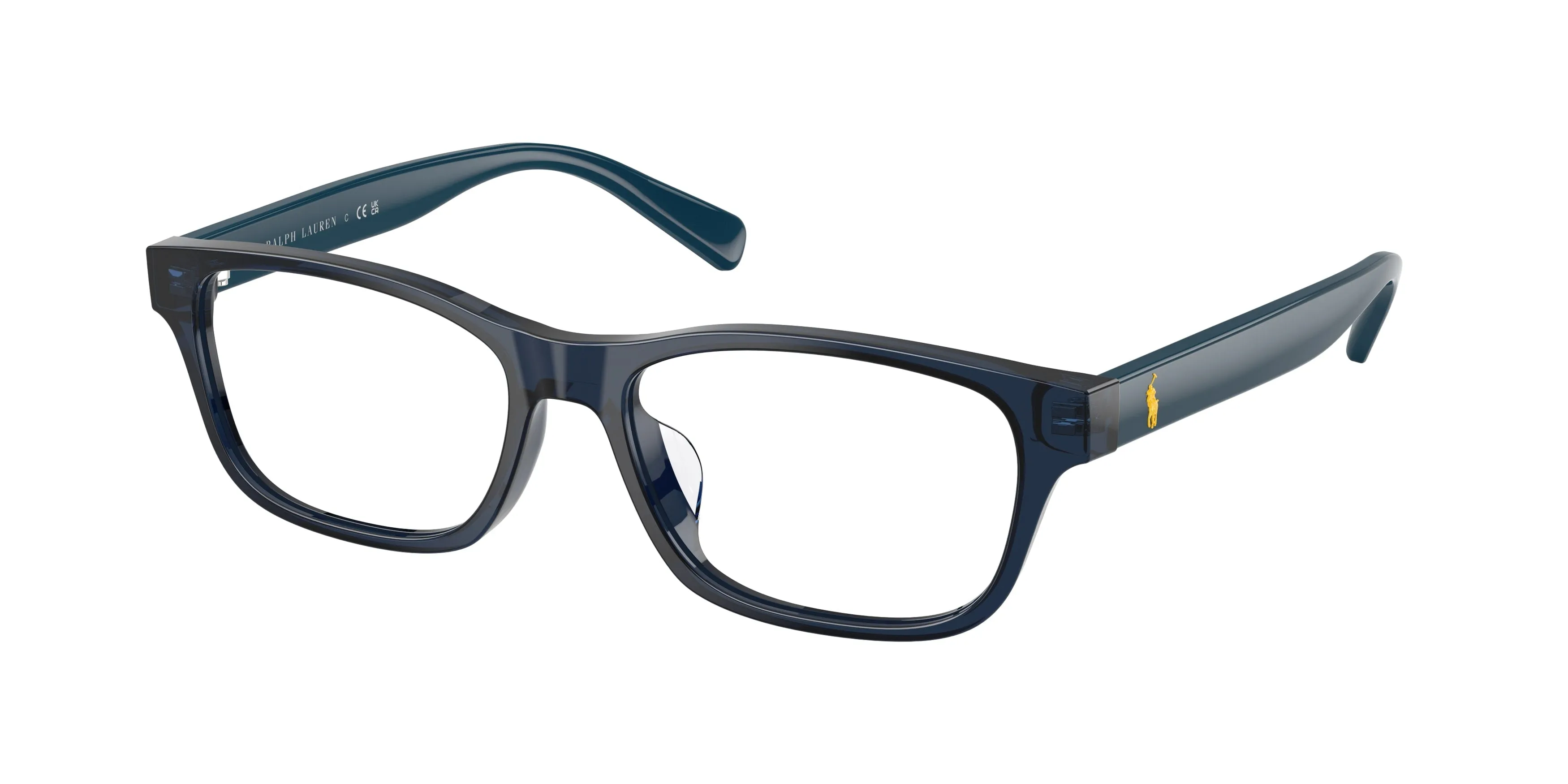 Polo Ralph Lauren PH2306D 5465 Montature da vista Acetato Blu Trasparente Pillow Normale - immagine 1