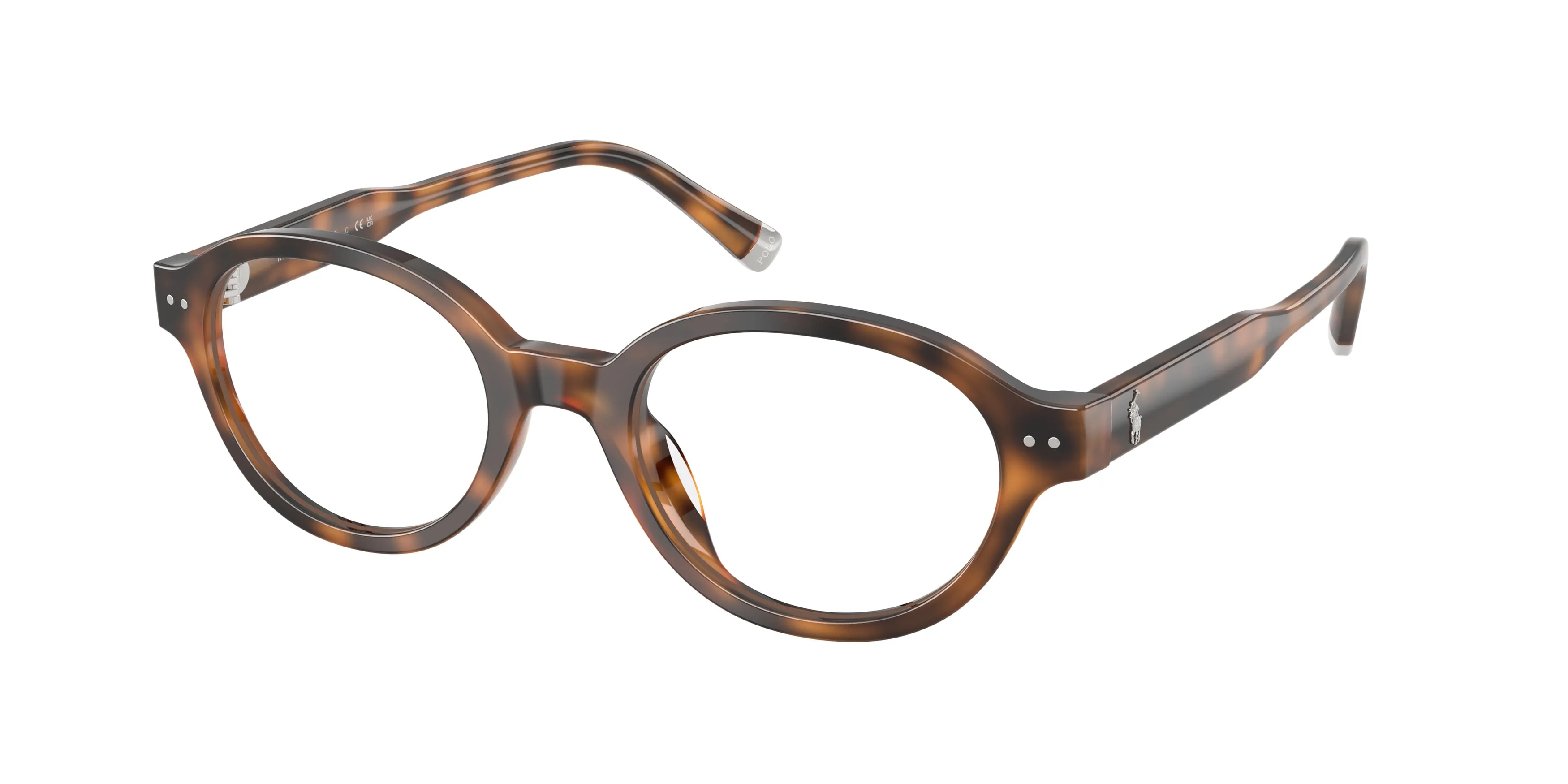 Polo Ralph Lauren PH2305U 6089 Montature da vista Acetato Rosso Trasparente Rotonda Normale - immagine 1