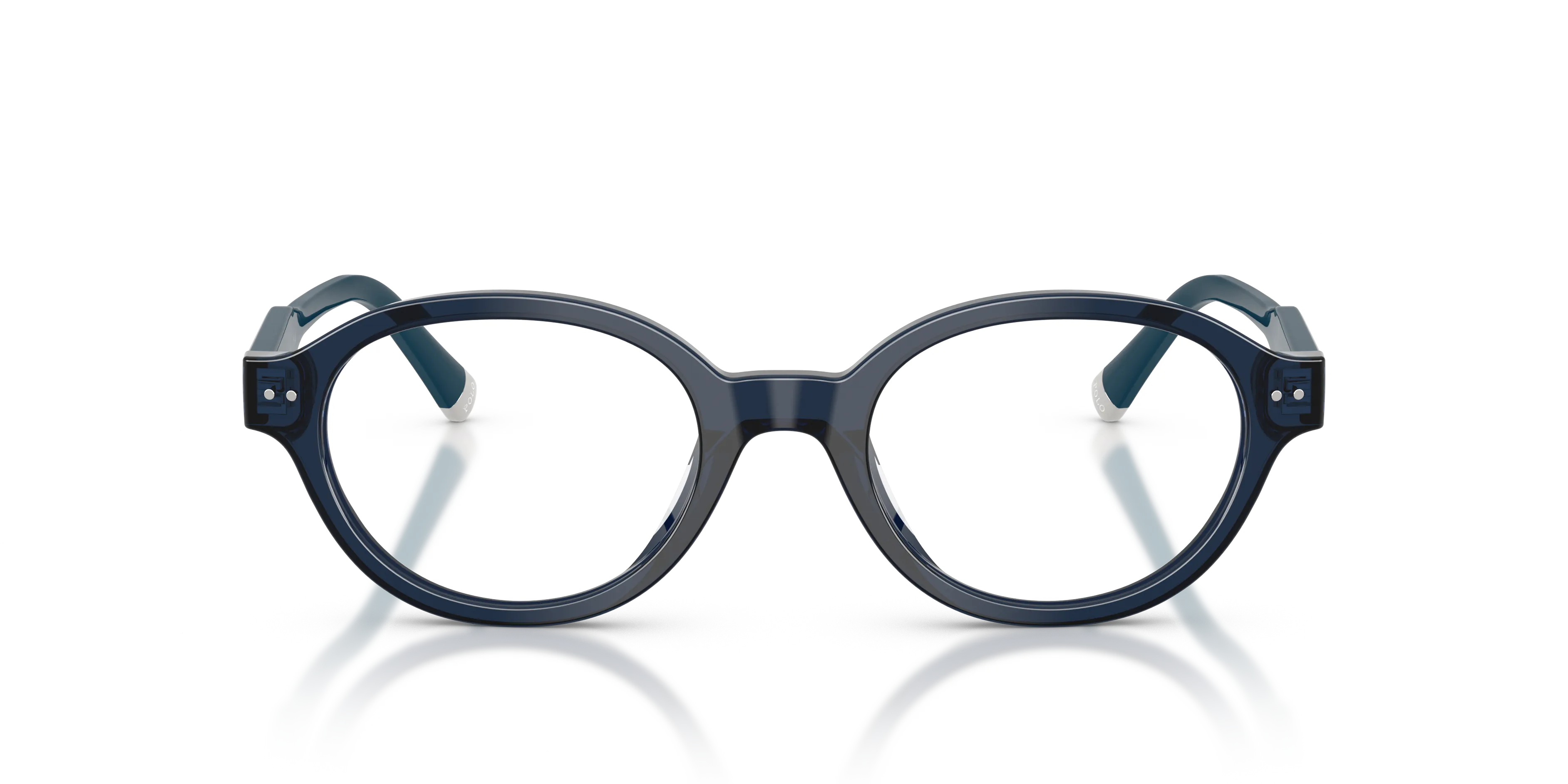 Polo Ralph Lauren PH2305U 5955 Montature da vista Acetato Blu Trasparente Rotonda Normale - immagine 3