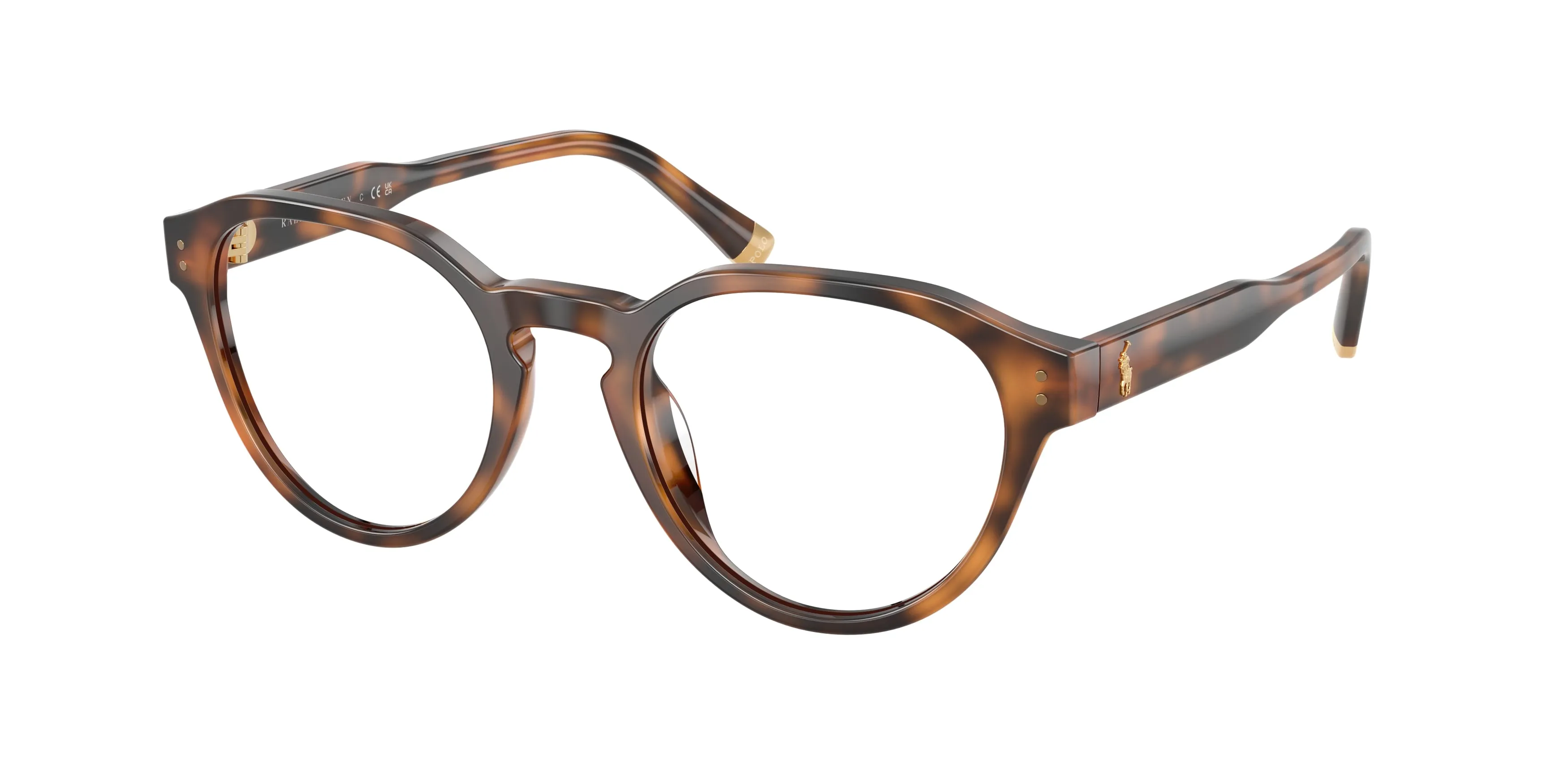 Polo Ralph Lauren PH2304U 6089 Montature da vista Acetato Rosso Trasparente Pantos Normale - immagine 1