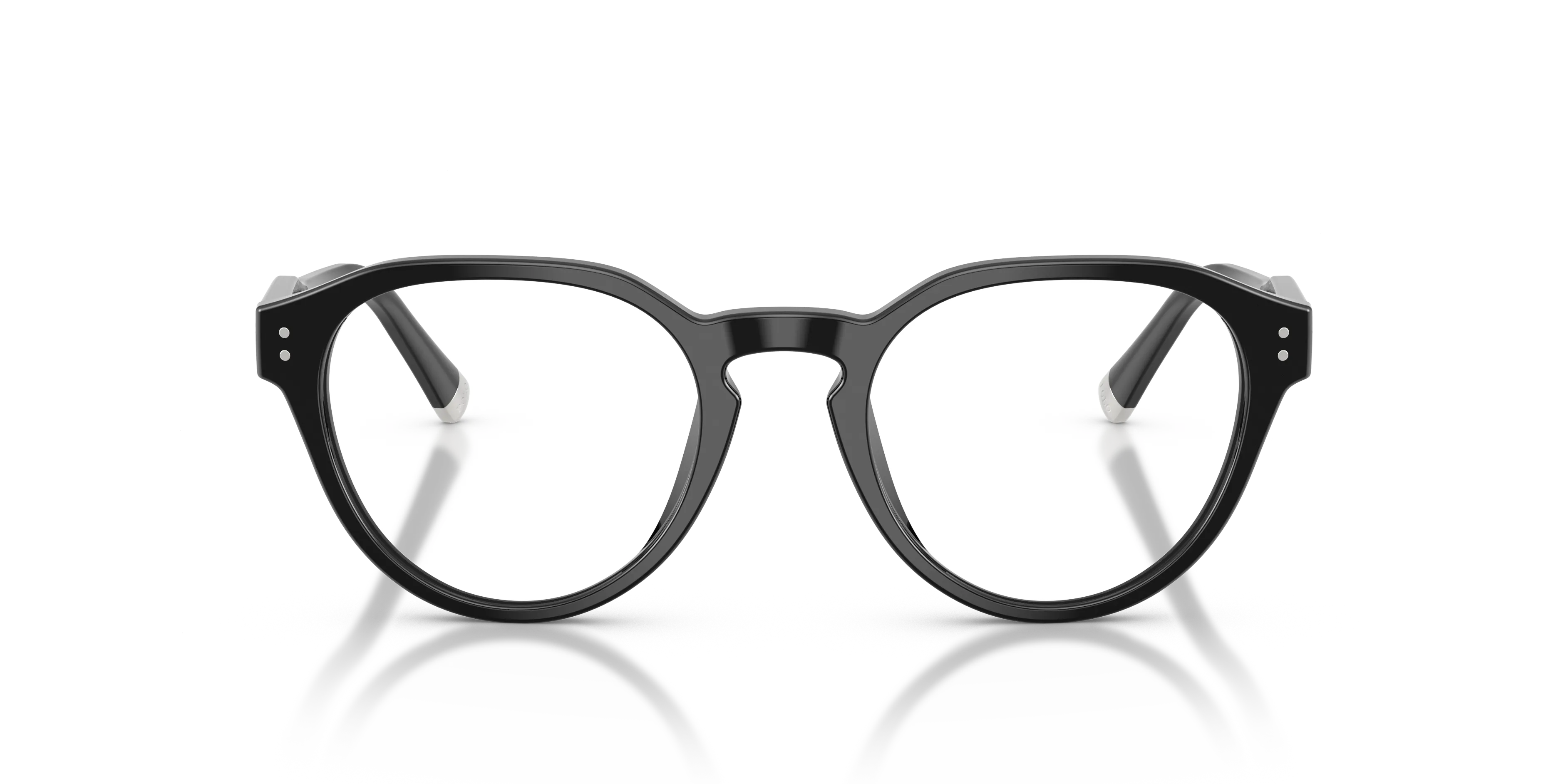 Polo Ralph Lauren PH2304U 5001 Montature da vista Acetato Nero Trasparente Pantos Normale - immagine 3
