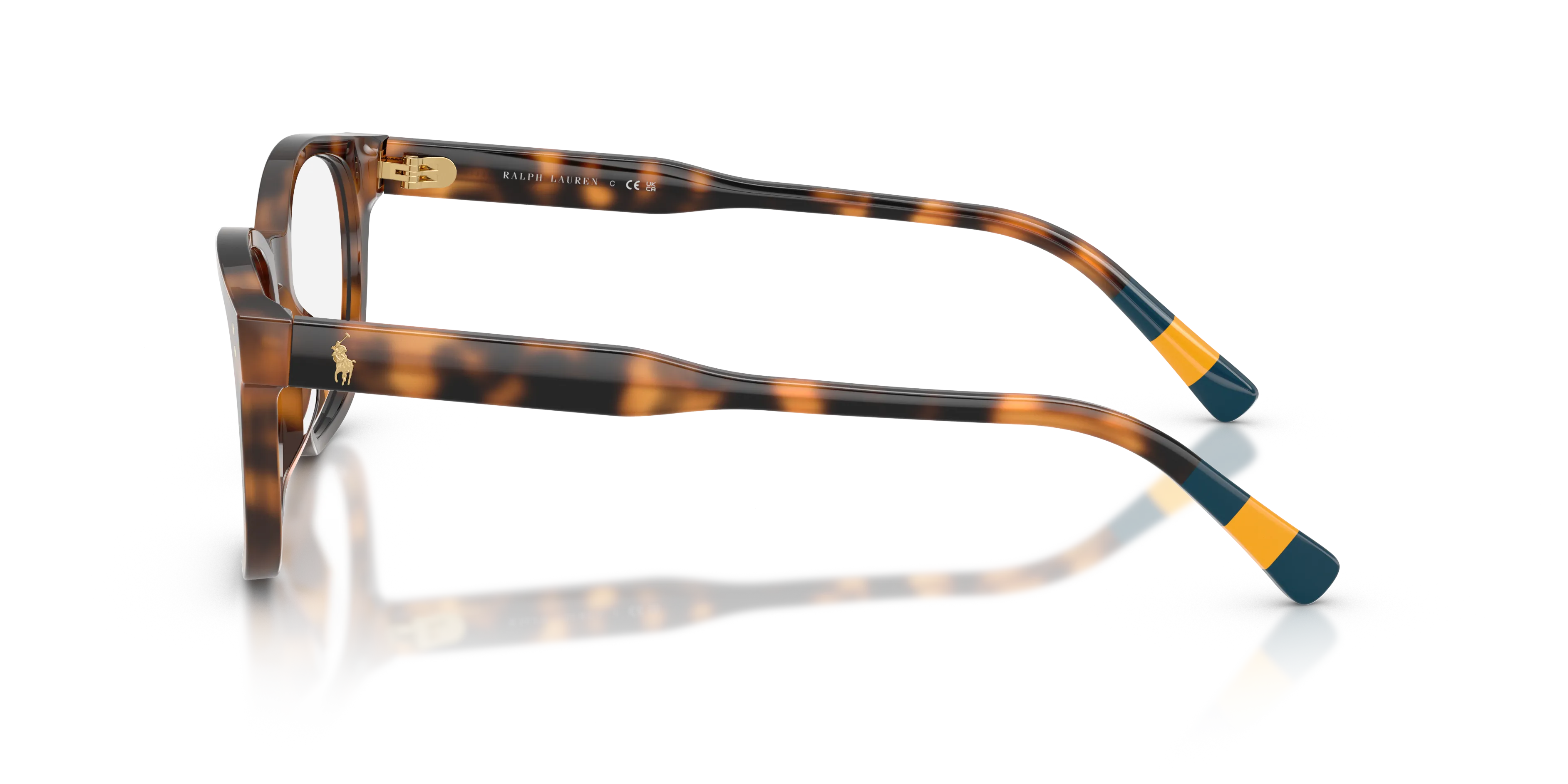 Polo Ralph Lauren PH2303U 5003 Montature da vista Acetato Tartaruga Trasparente Squadrata Normale - immagine 4