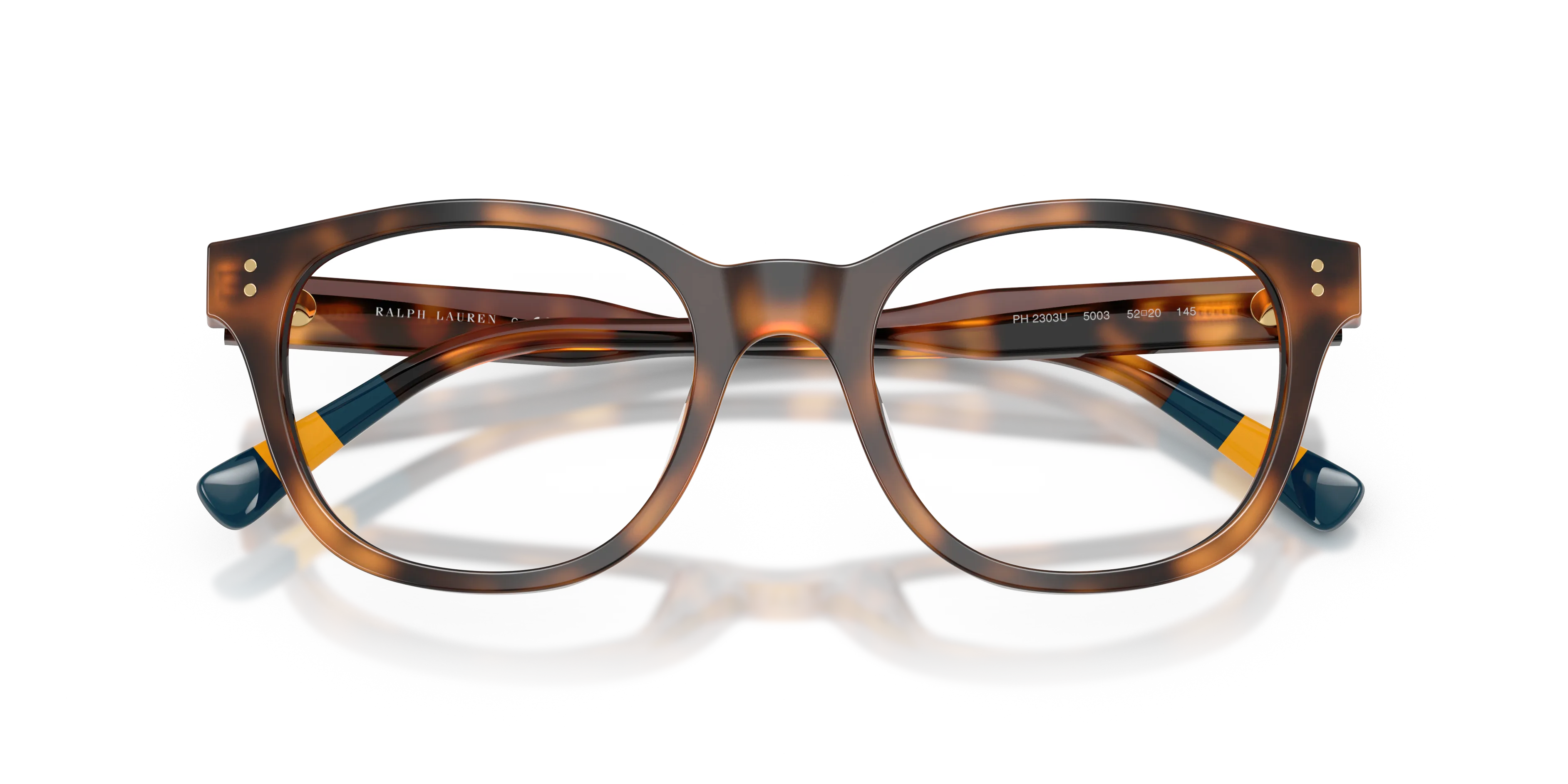 Polo Ralph Lauren PH2303U 5003 Montature da vista Acetato Tartaruga Trasparente Squadrata Normale - immagine 2