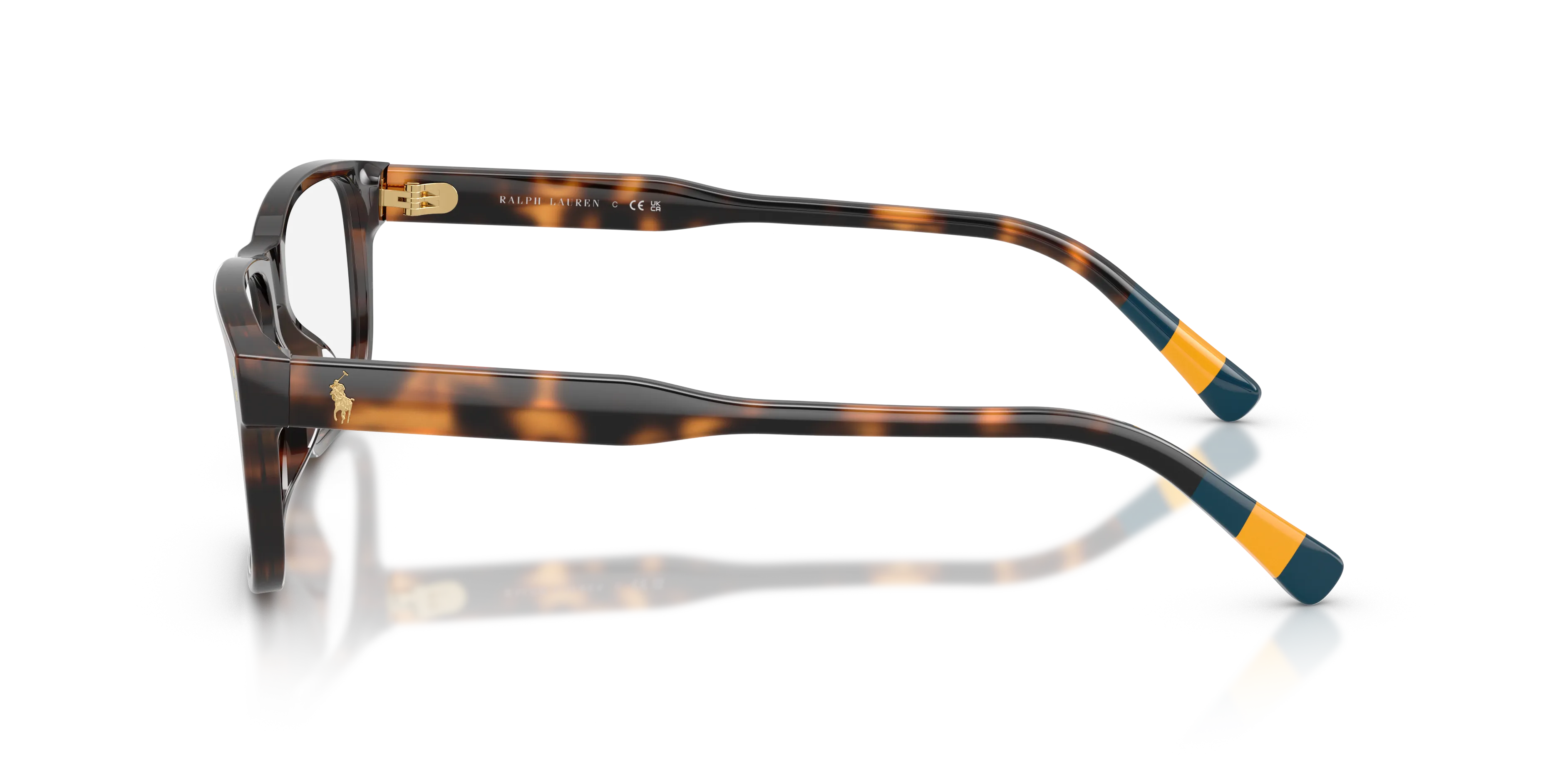 Polo Ralph Lauren PH2302U 5003 Montature da vista Acetato Tartaruga Trasparente Squadrata Normale - immagine 4