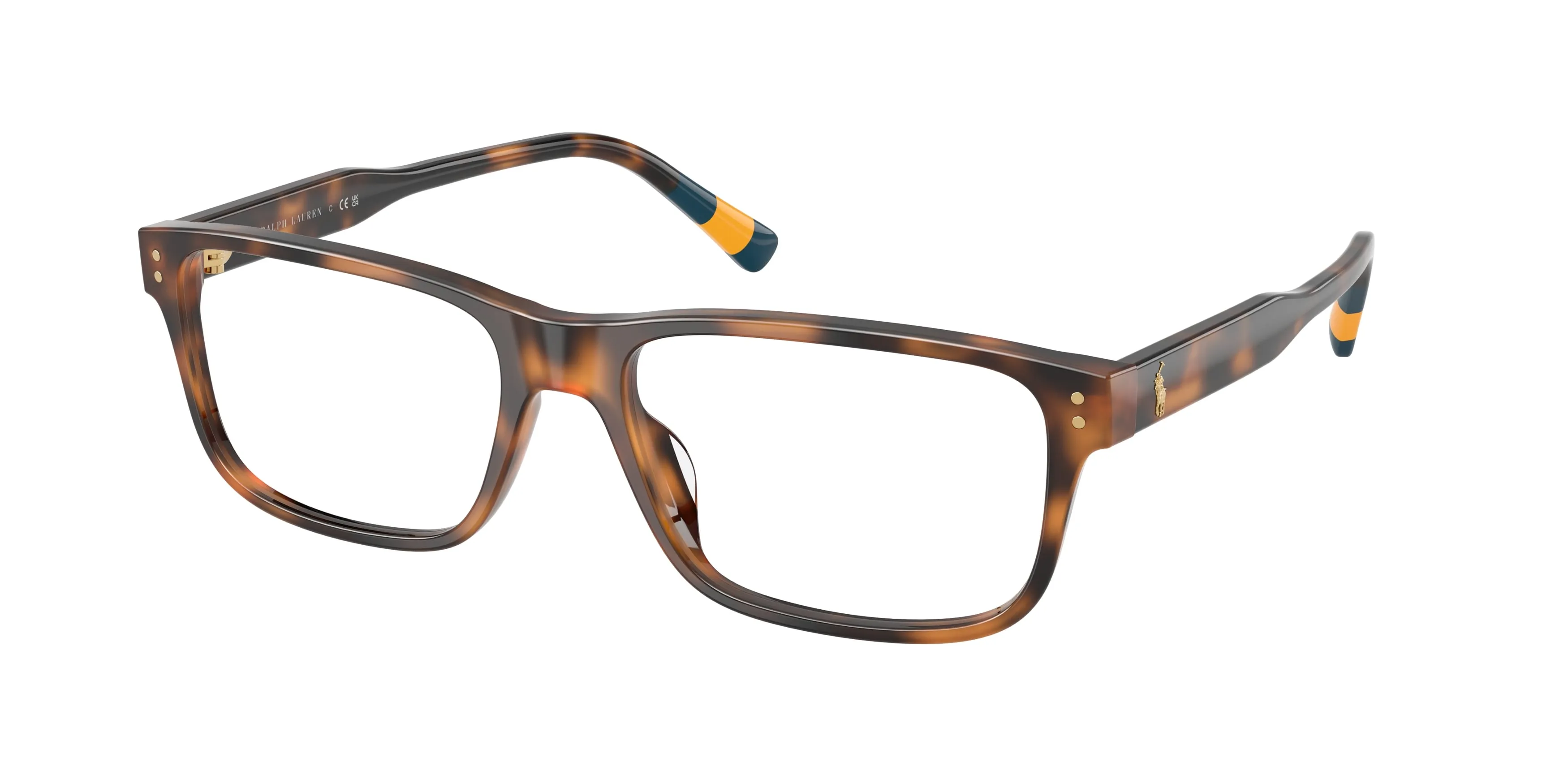 Polo Ralph Lauren PH2302U 5003 Montature da vista Acetato Tartaruga Trasparente Squadrata Normale - immagine 1