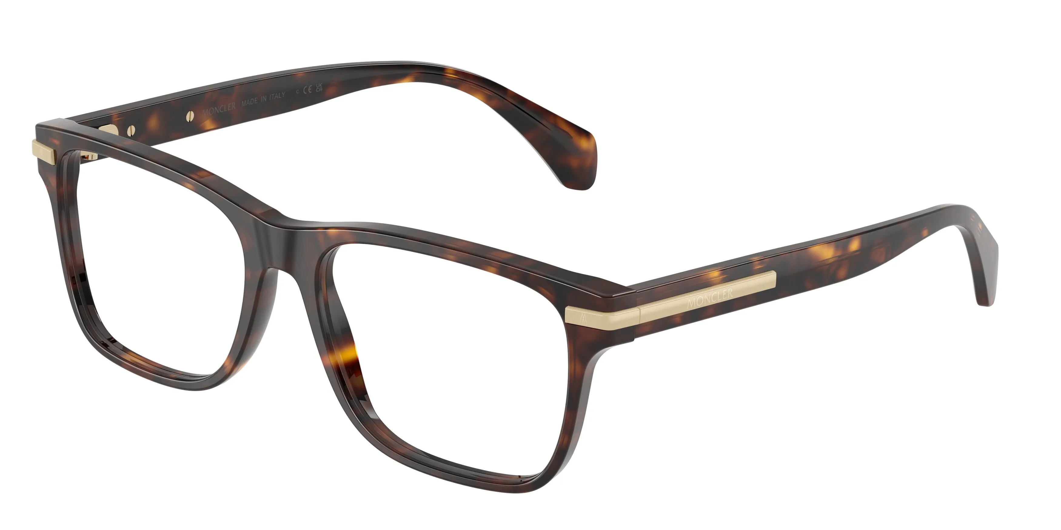 Moncler ME2016 3002 Montature da vista Acetato Tartaruga Trasparente Pillow Normale - immagine 1