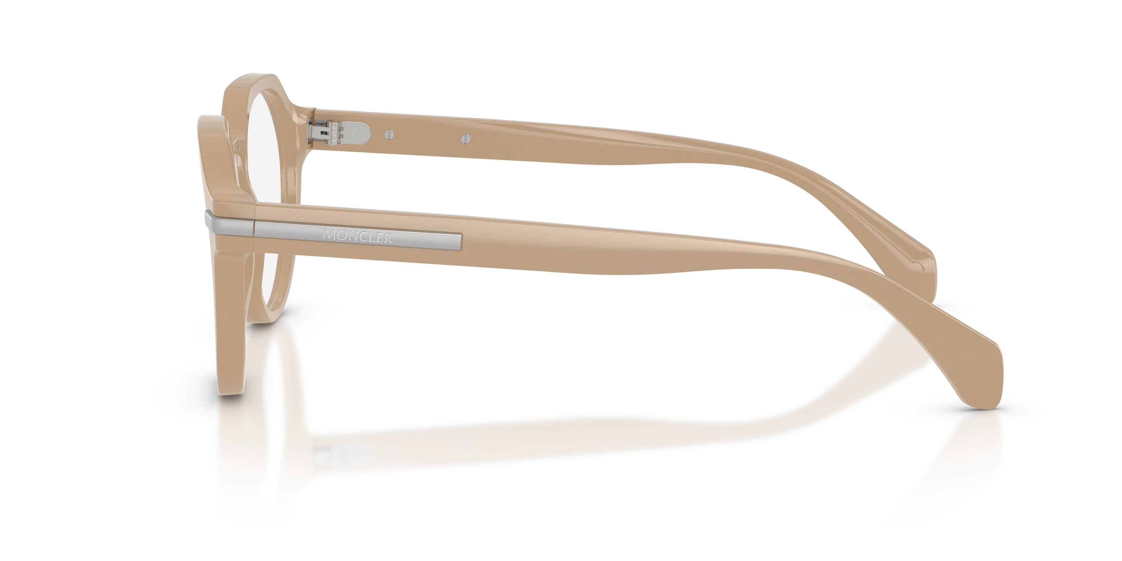 Moncler ME2014 3023 Montature da vista Acetato Rosa Trasparente Pantos Normale - immagine 4