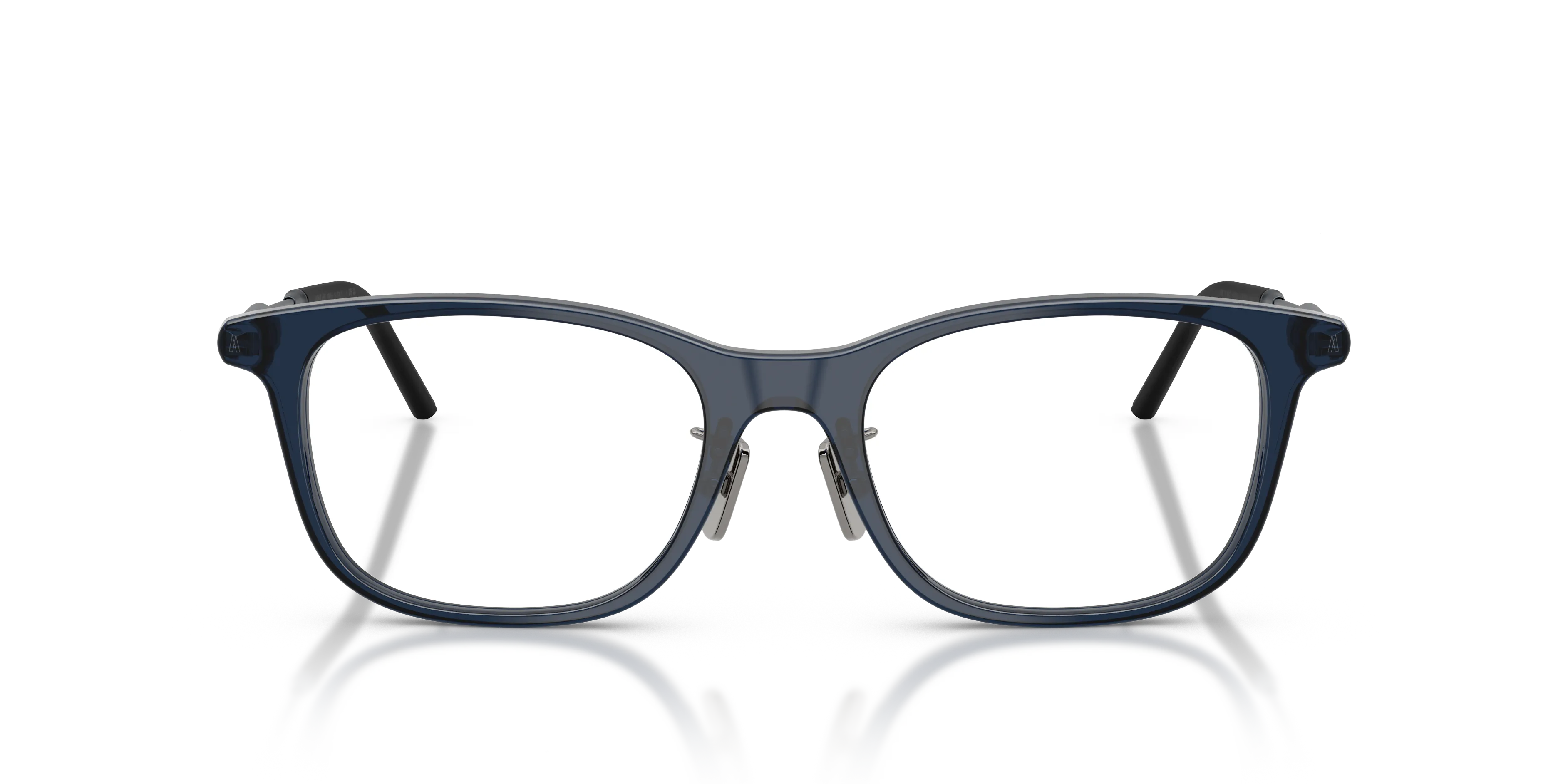 Moncler ME2013D 3020 Montature da vista Acetato Blu Trasparente Pillow Normale - immagine 2