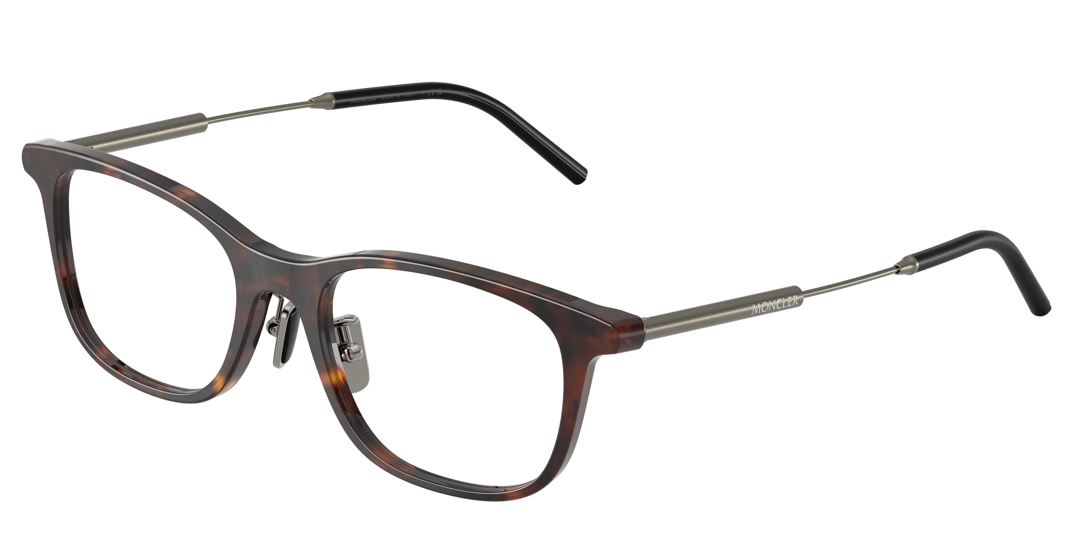 Moncler ME2013D 3002 Montature da vista Acetato Tartaruga Trasparente Pillow Normale - immagine 1