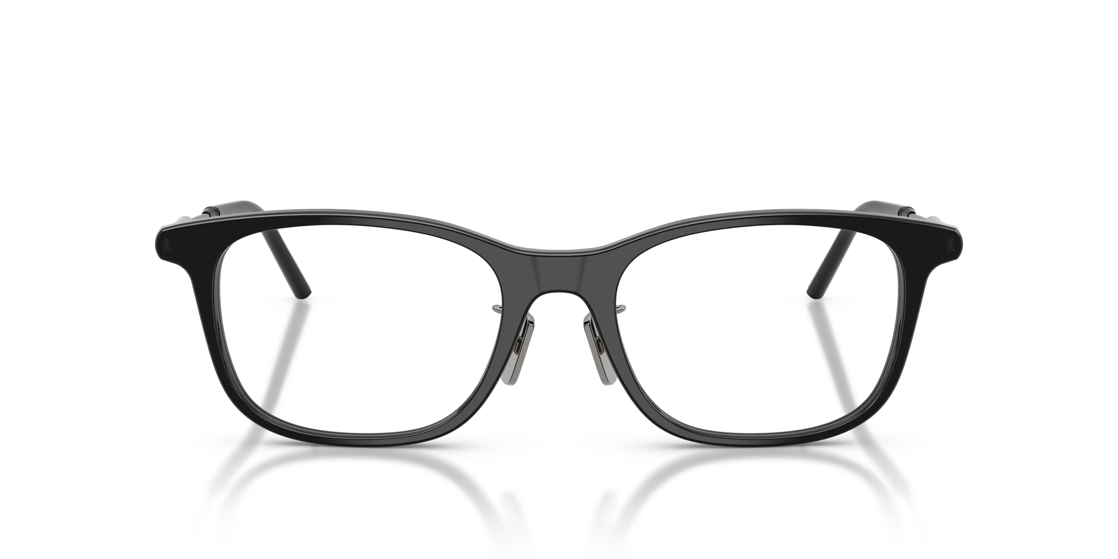 Moncler ME2013D 3001 Montature da vista Acetato Nero Trasparente Pillow Normale - immagine 3