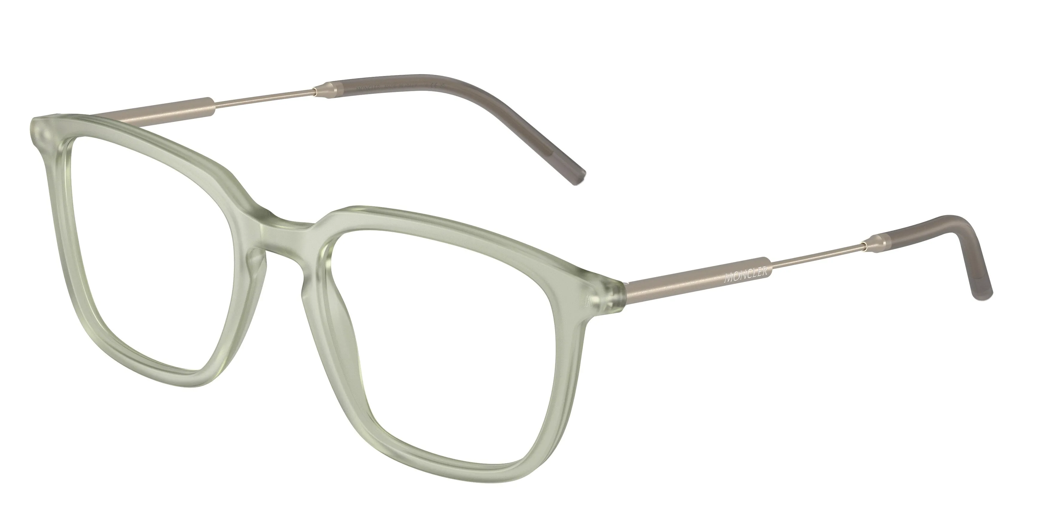 Moncler ME2012 3019 Montature da vista Acetato Verde Trasparente Pantos Normale - immagine 1