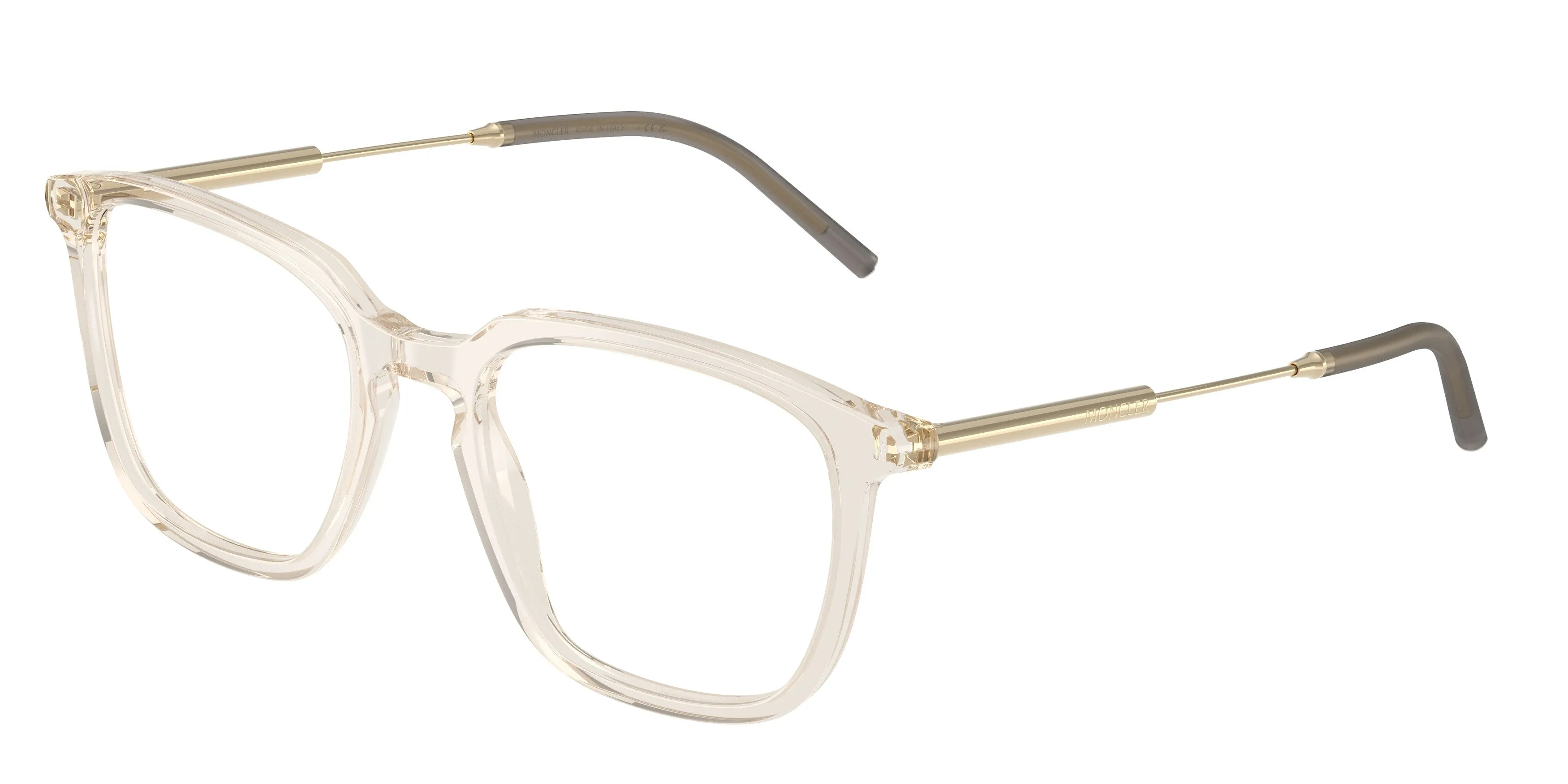 Moncler ME2012 3003 Montature da vista Acetato Marrone Trasparente Pantos Normale - immagine 1