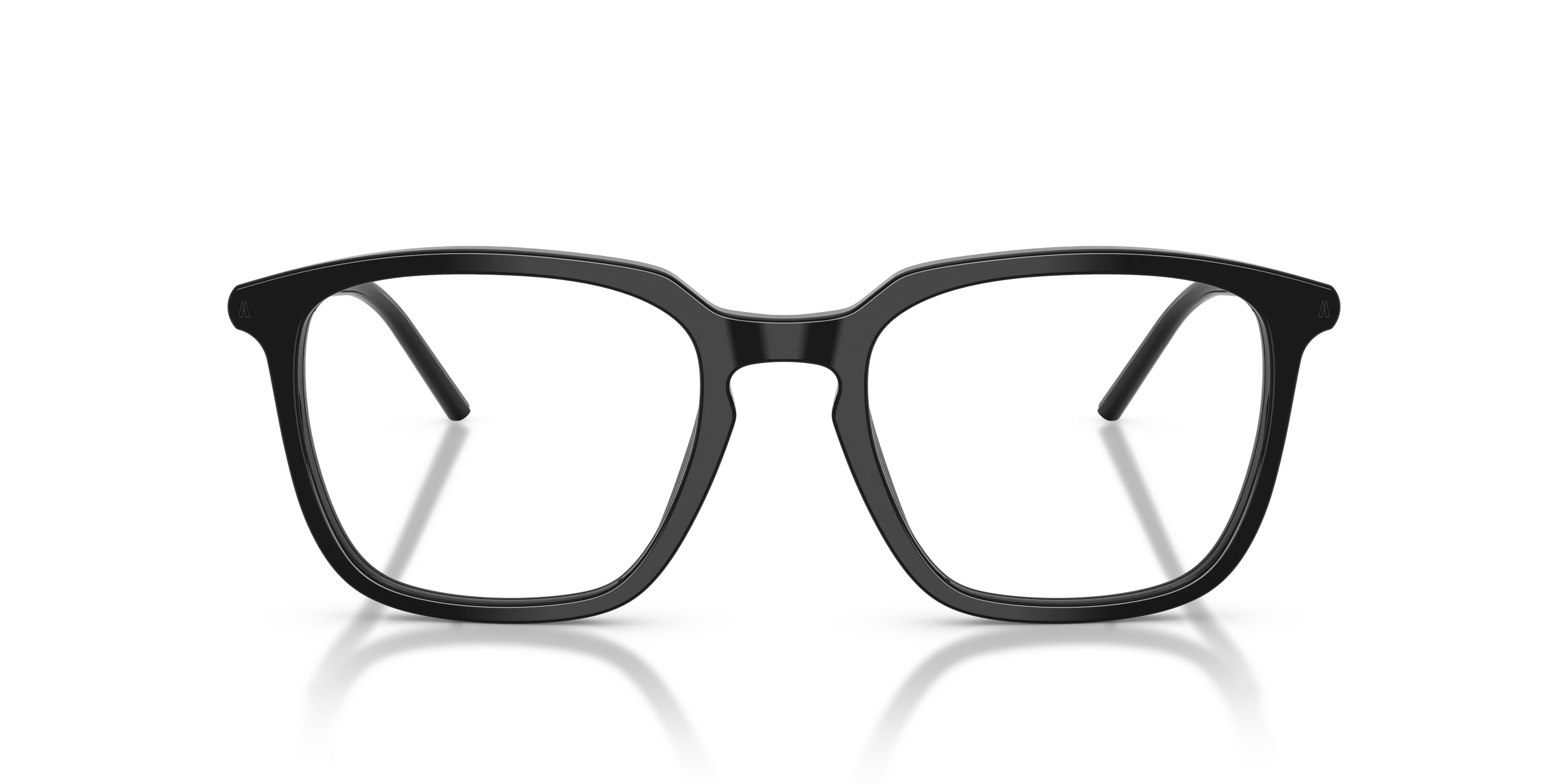 Moncler ME2012 3001 Montature da vista Acetato Nero Trasparente Pantos Normale - immagine 3