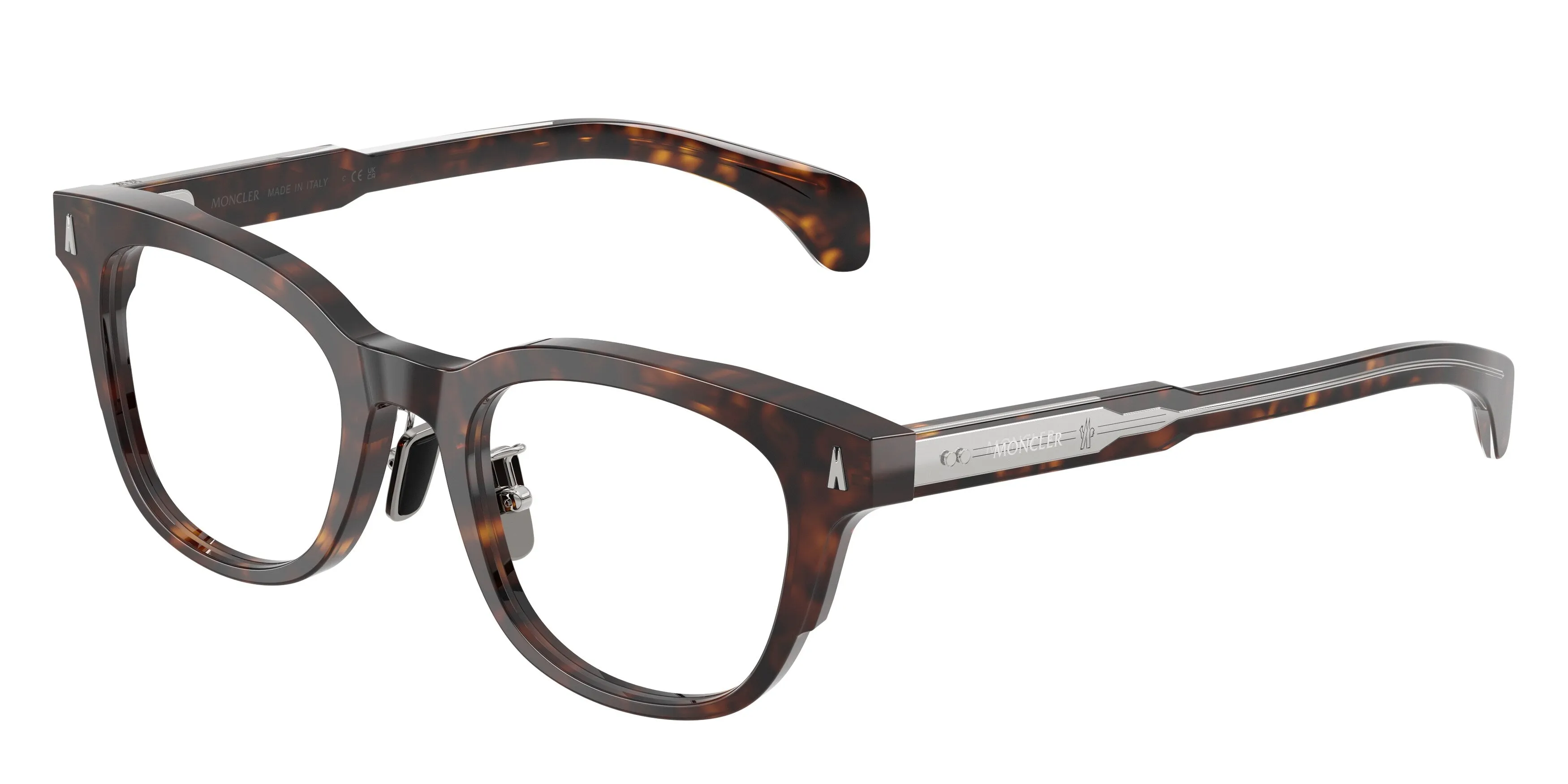 Moncler ME2011D 3002 Montature da vista Acetato Tartaruga Trasparente Pantos Normale - immagine 1