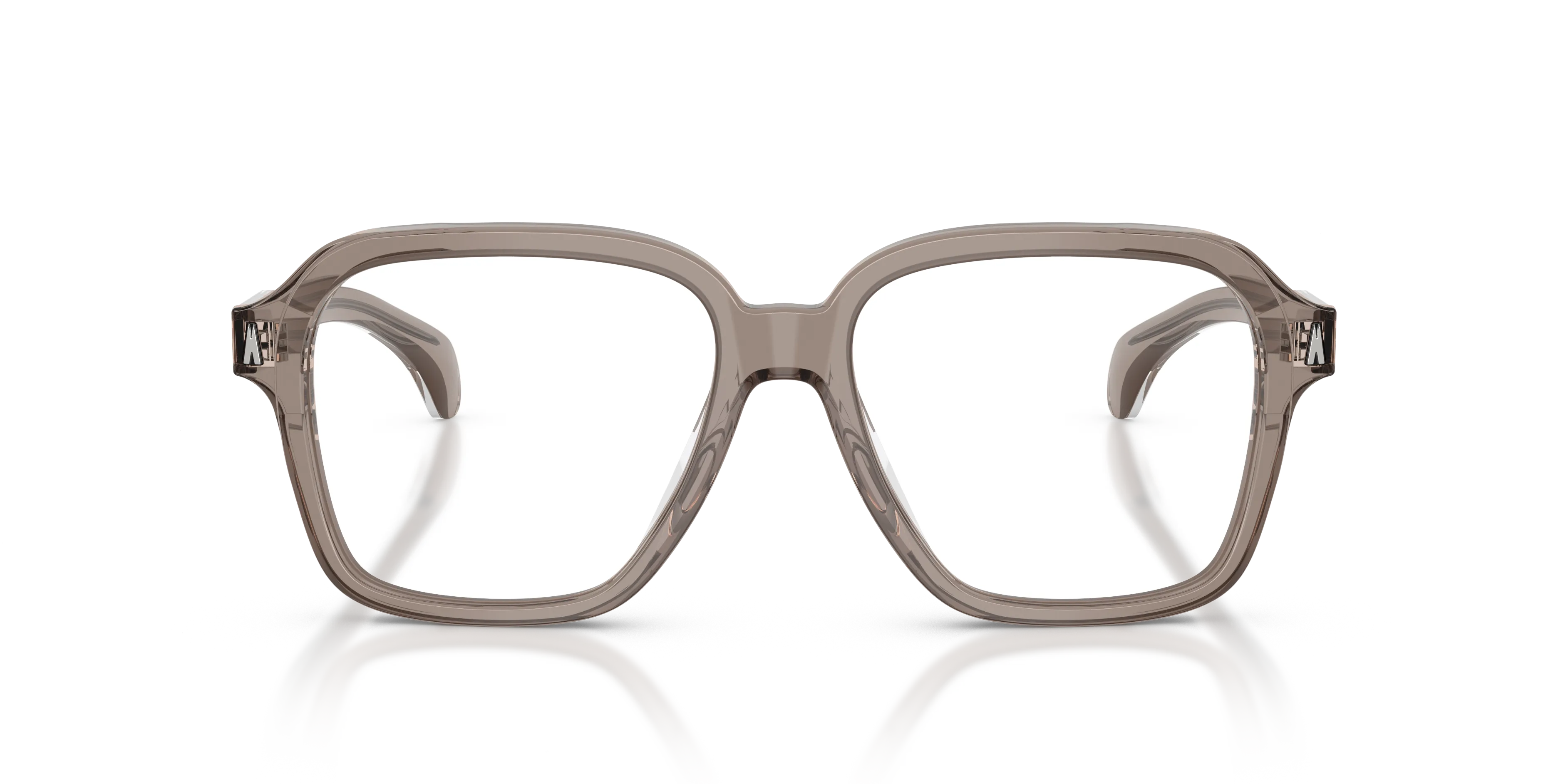 Moncler ME2010 3009 Montature da vista Acetato Grigio Trasparente Squadrata Normale - immagine 3